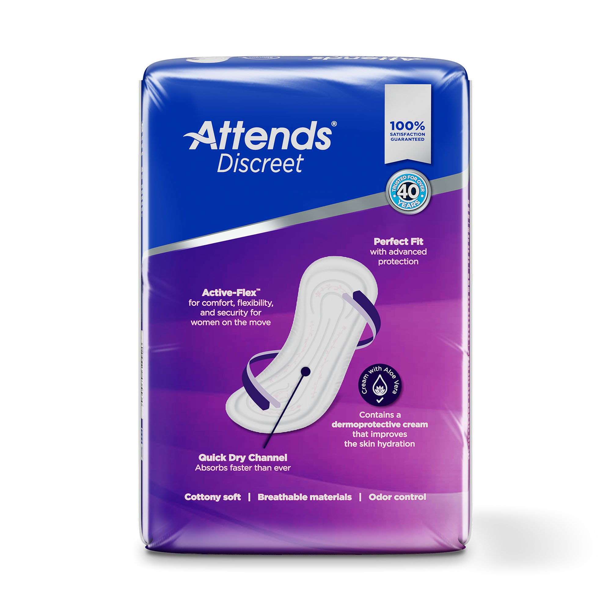 Attends® Discreet Women's Ultimate Bladder Control Pad, 15-Inch Length - Image 5
