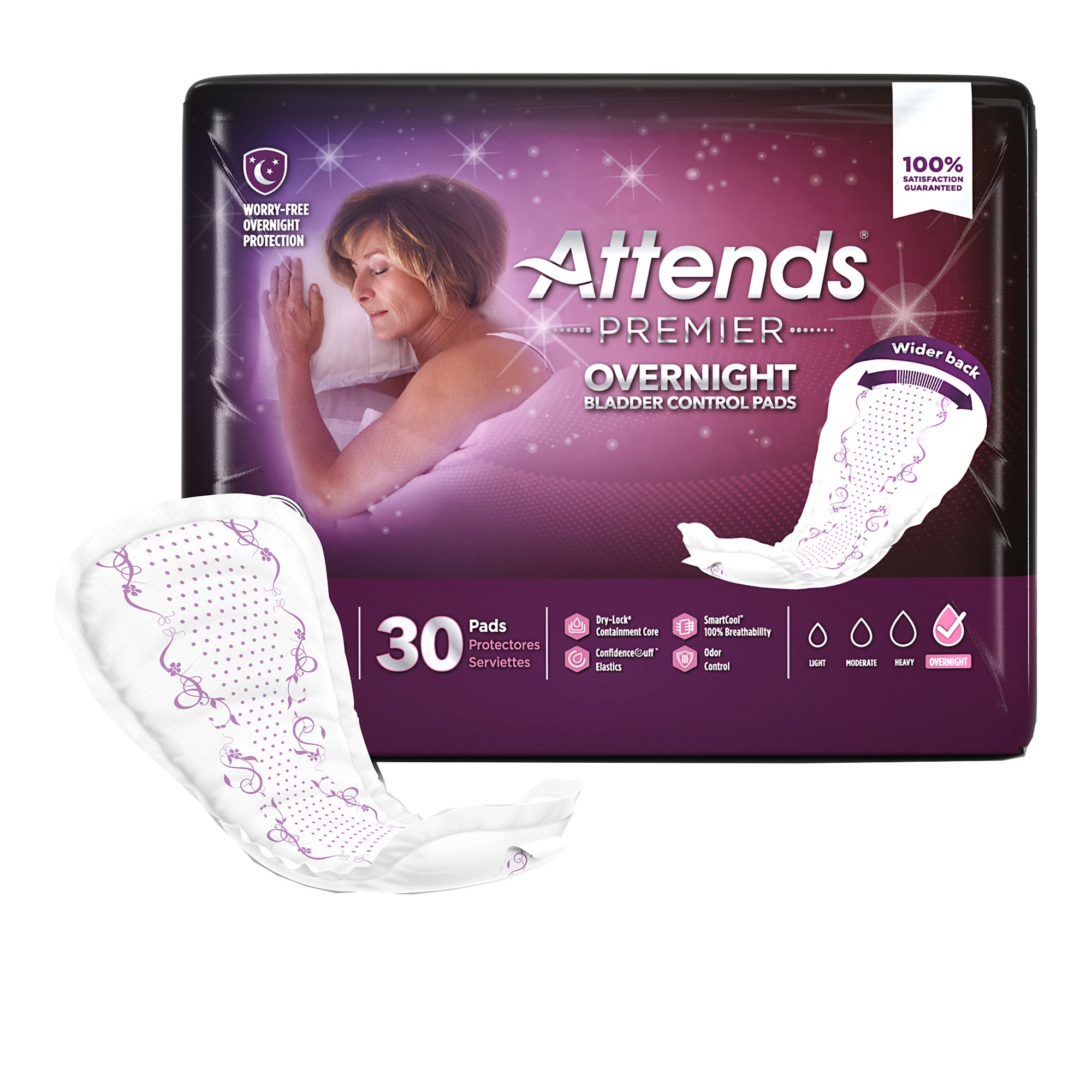 Attends® Premier Overnight Bladder Control Pads - Image 3