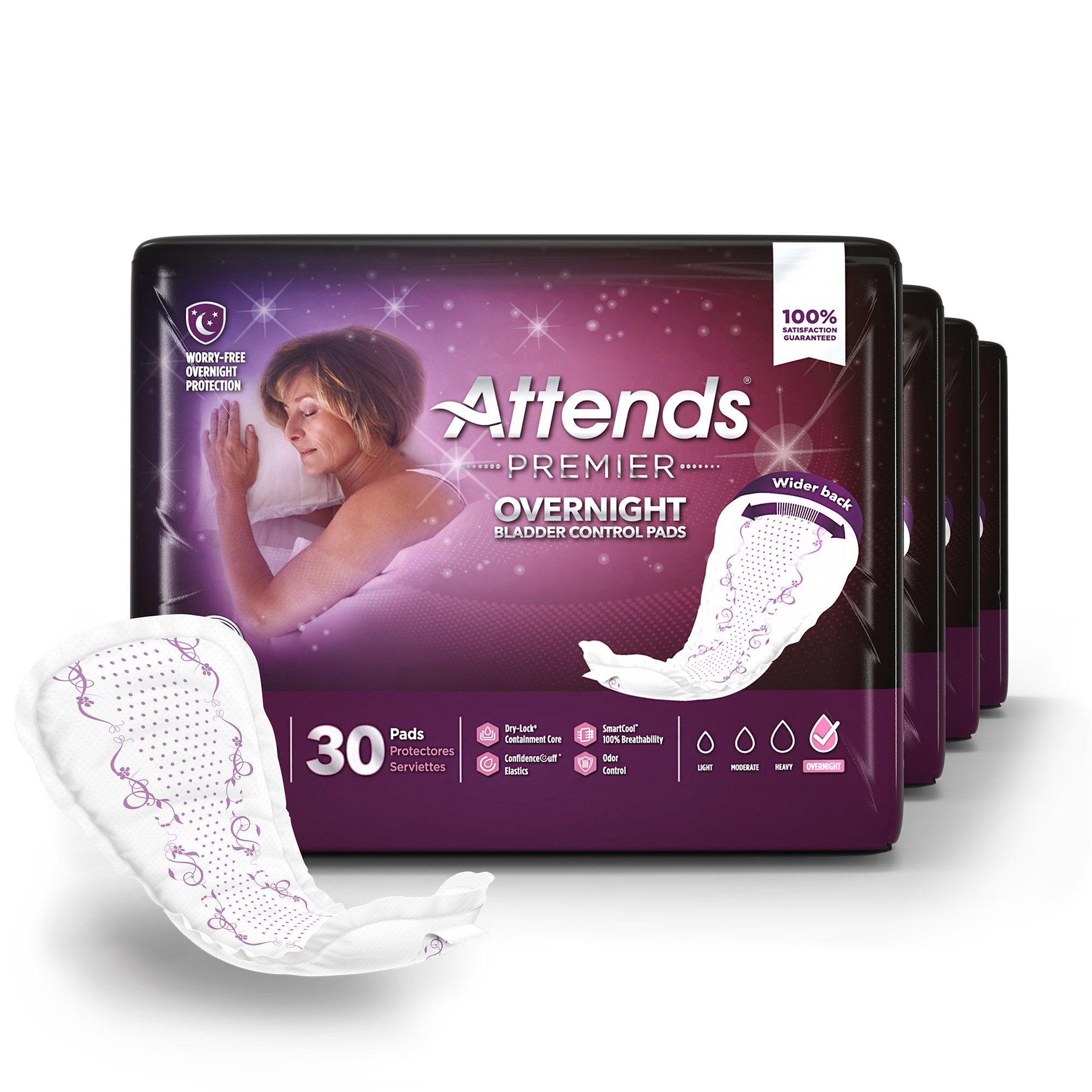 Attends® Premier Overnight Bladder Control Pads - Image 4