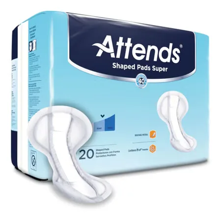 Attends® Shaped Bladder Control Pads, Super