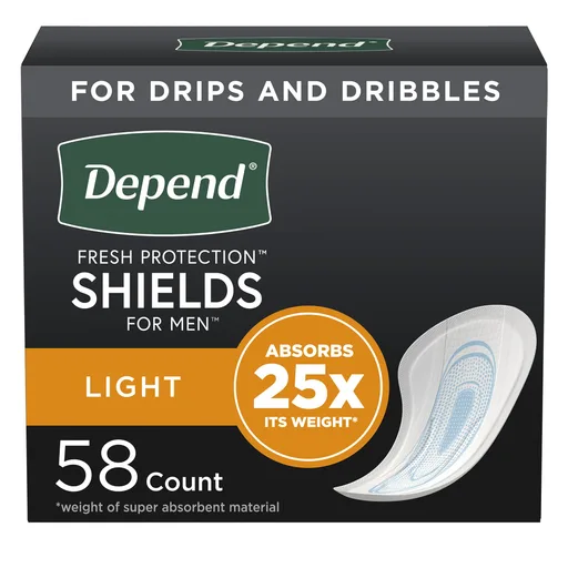 Depend® Shields for Men Light Bladder Control Pad