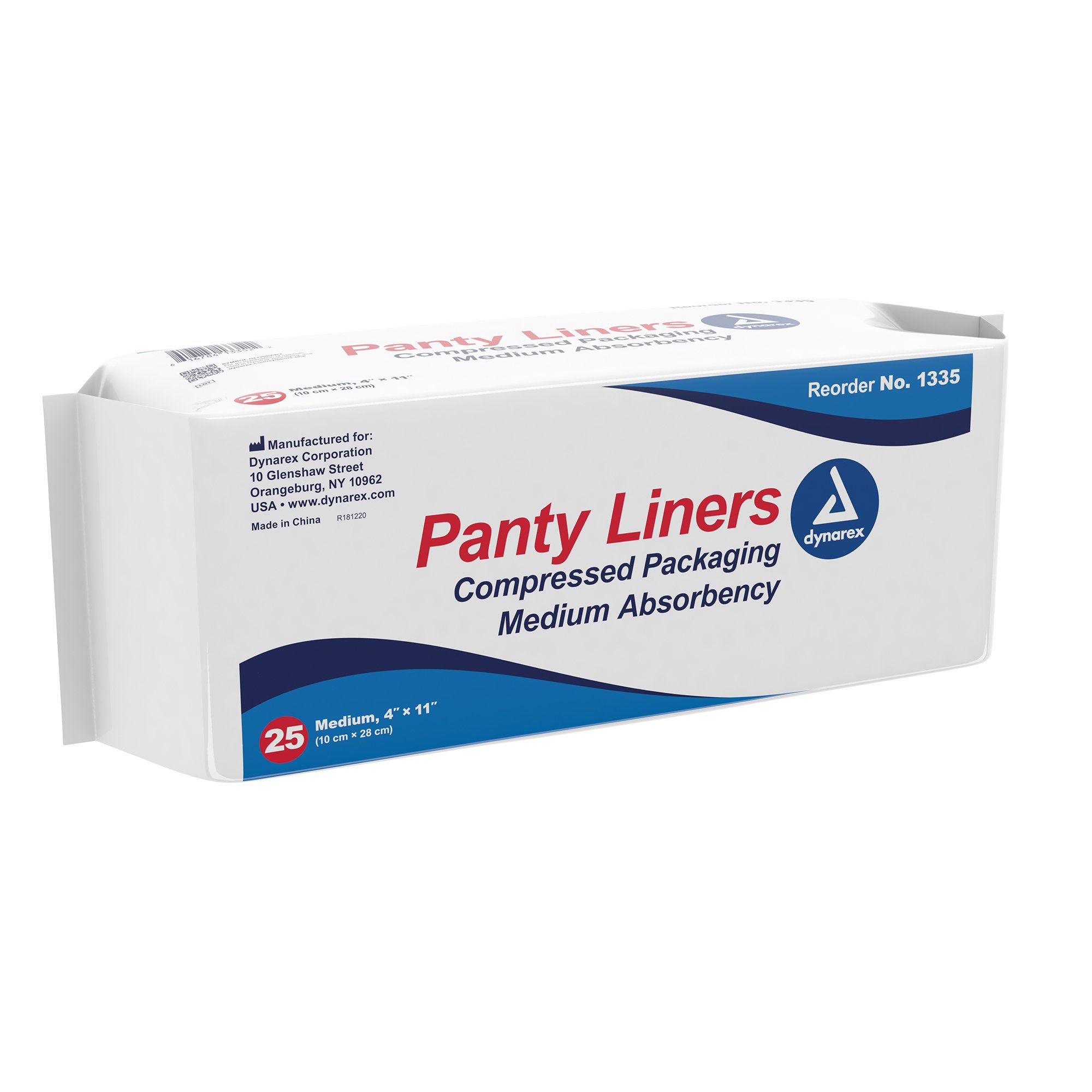 Dynarex® Medium Absorbency Bladder Control Pad, 4 x 11 Inch - Image 3