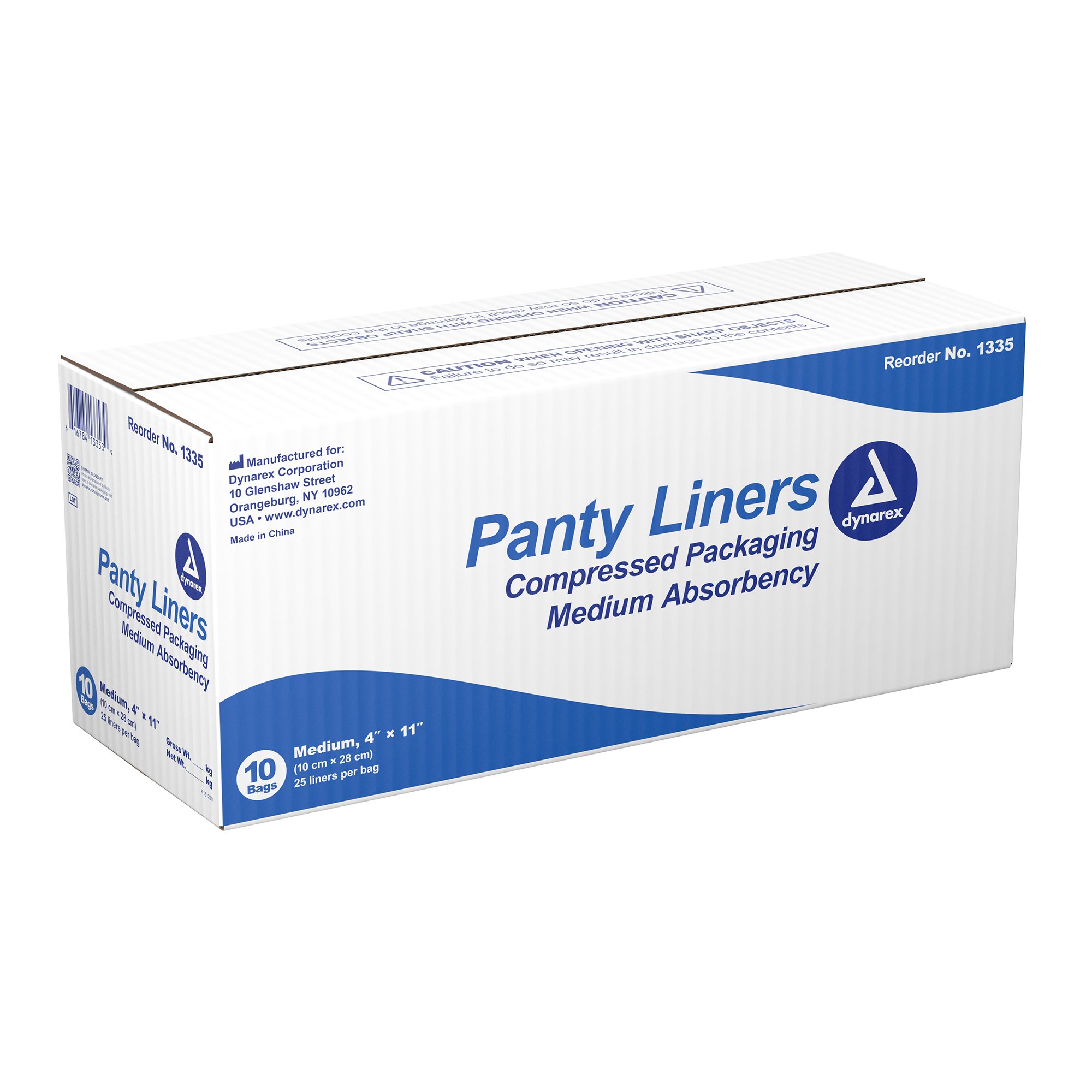 Dynarex® Medium Absorbency Bladder Control Pad, 4 x 11 Inch - Image 4
