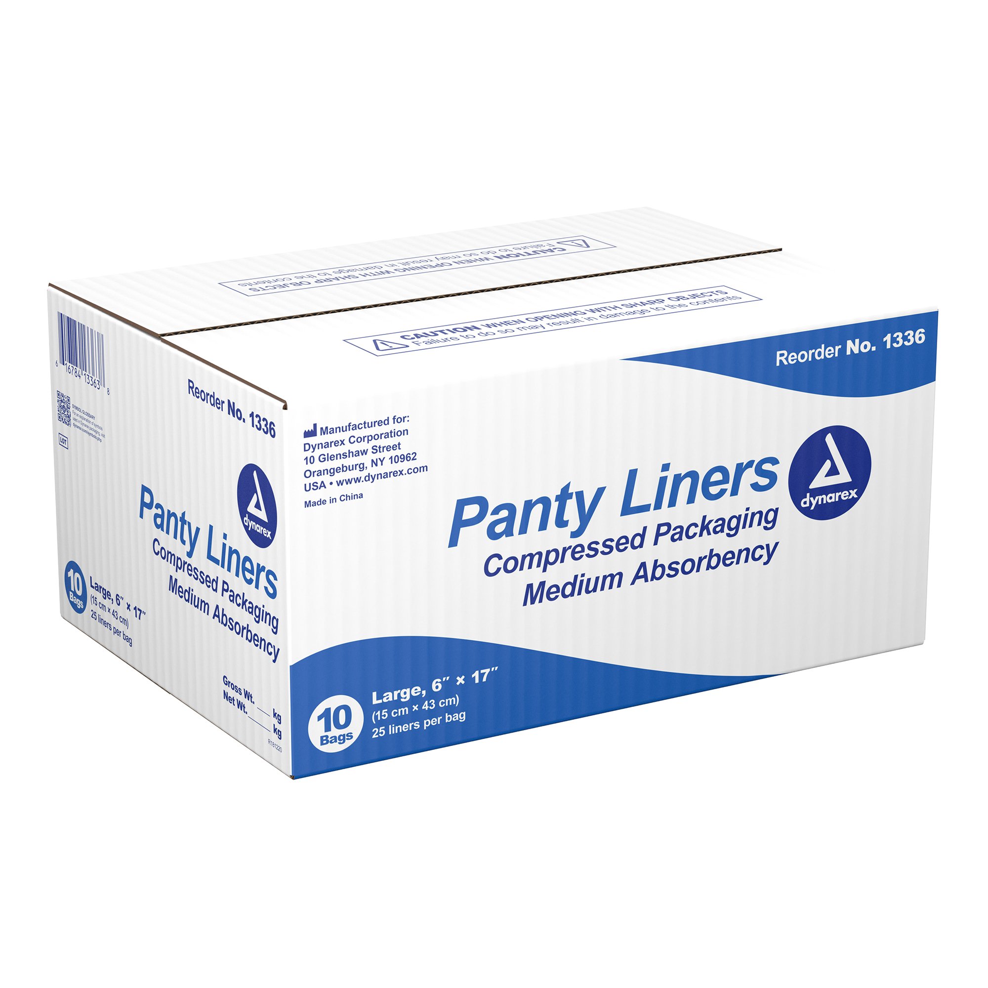 Dynarex® Medium Absorbency Bladder Control Pad, 6 x 17 Inch - Image 4