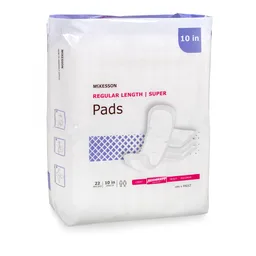 McKesson Super Moderate Absorbency Bladder Control Pad, 10-Inch Length
