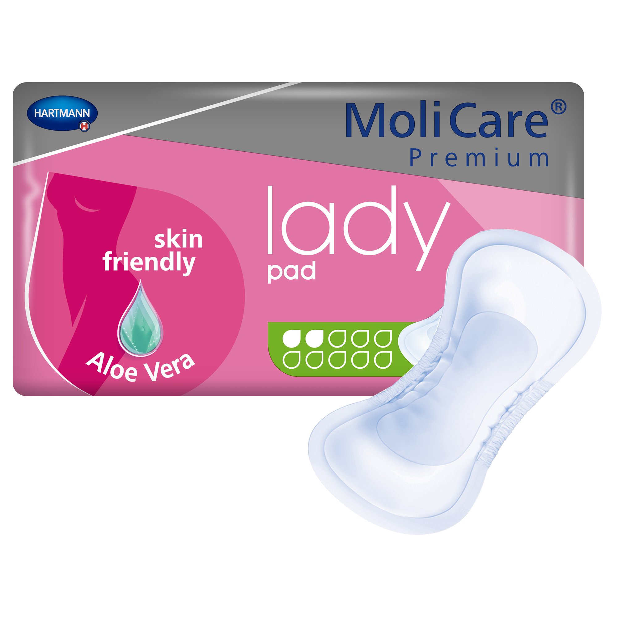 MoliCare® Premium Lady 2 Drop Absorbency Bladder Control Pads