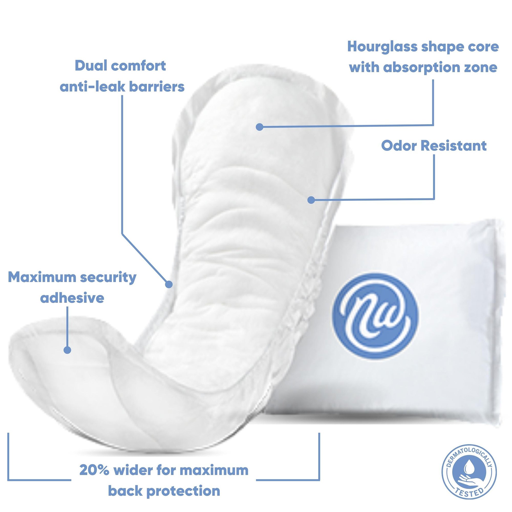 Nexwear Maximum Long Bladder Control Pads - Image 3