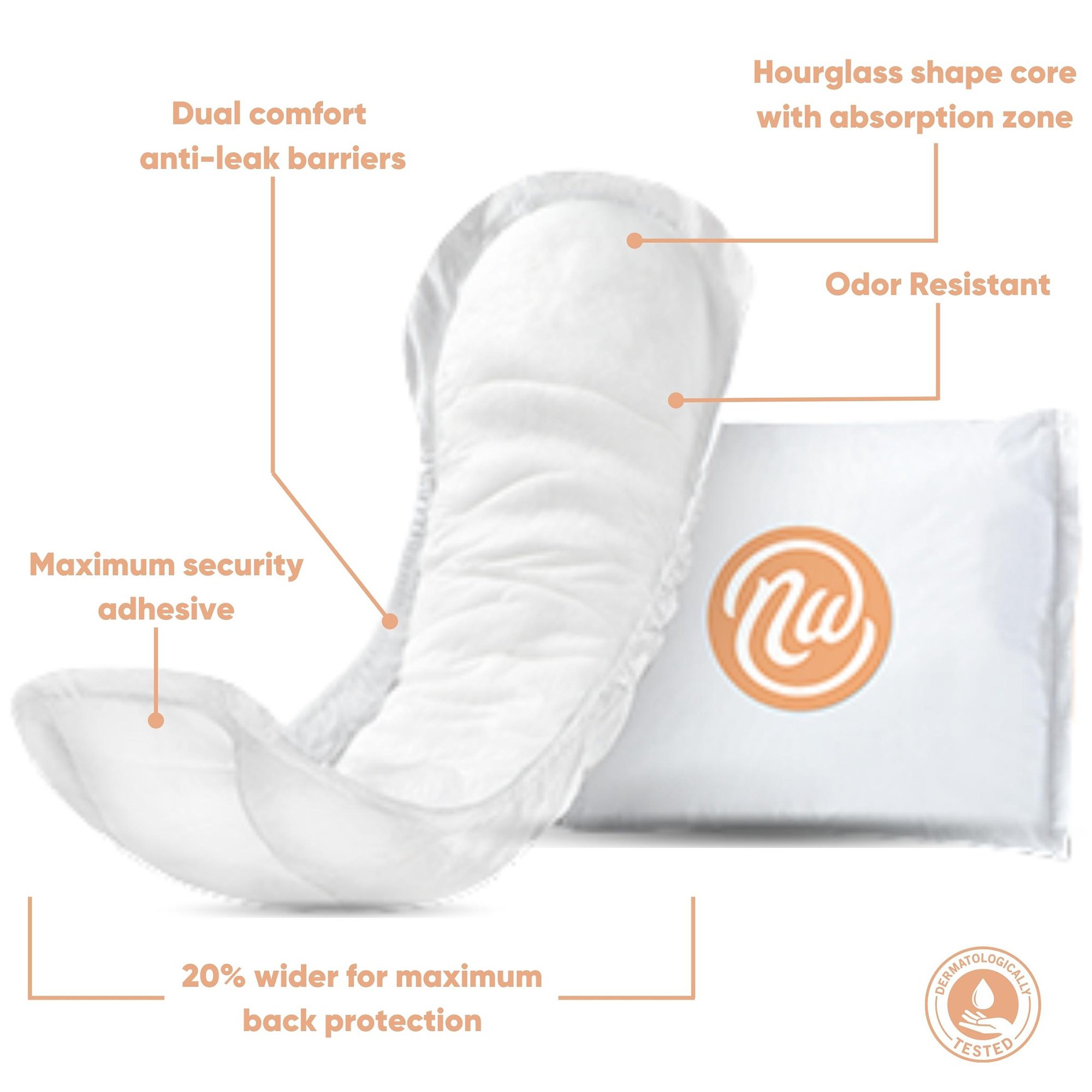 Nexwear Moderate Regular Bladder Control Pads - Image 3