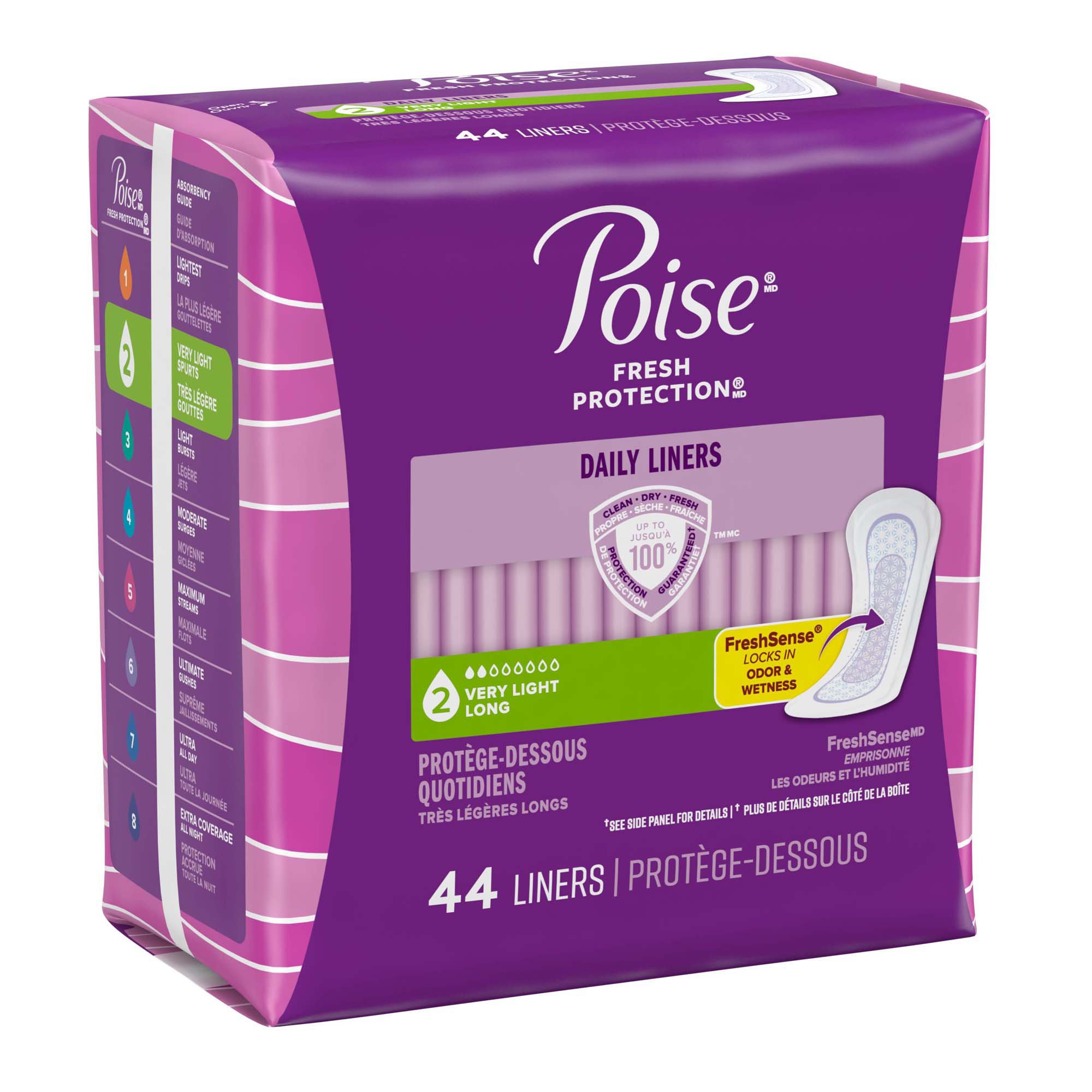 Poise® Bladder Control Pads for Women, Light Absorbency, 8.5-Inch Length - Image 3