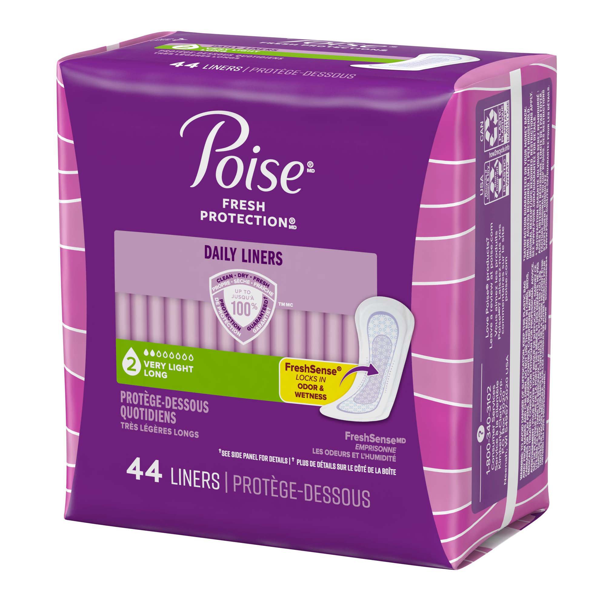 Poise® Bladder Control Pads for Women, Light Absorbency, 8.5-Inch Length - Image 4