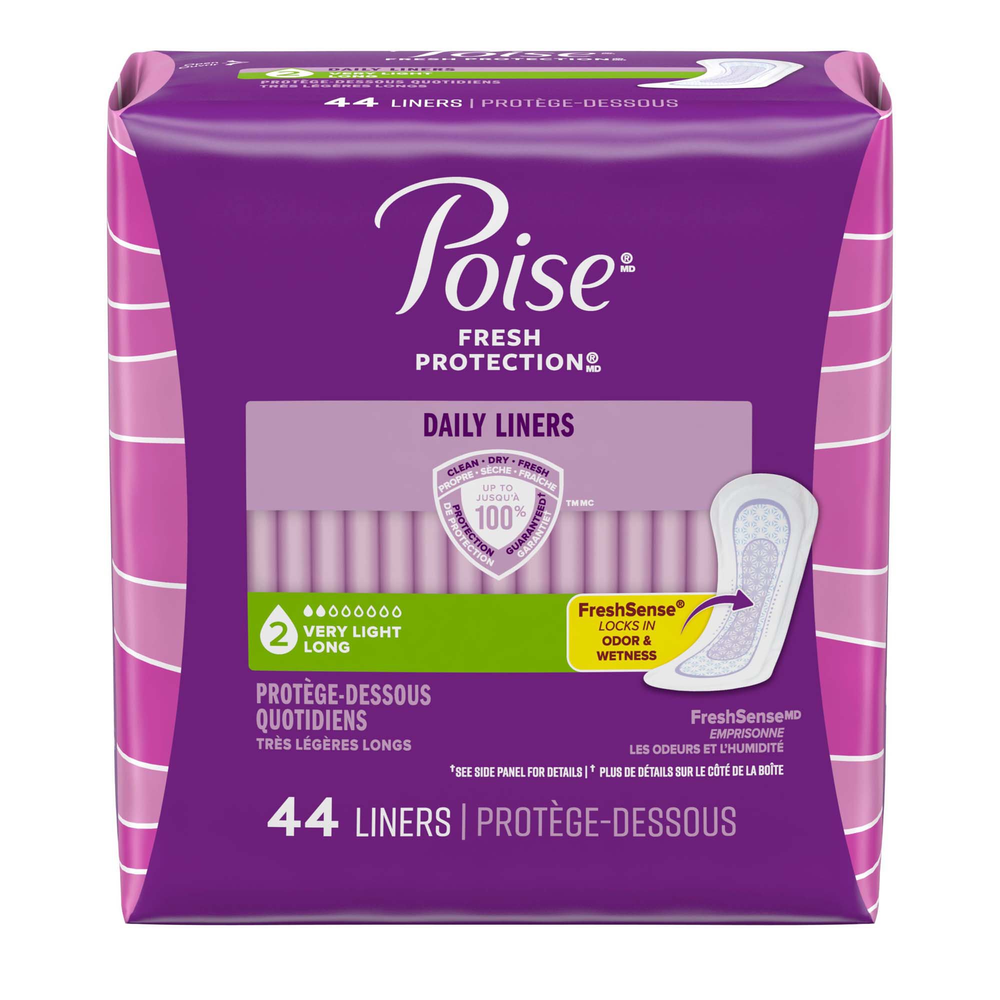 Poise® Bladder Control Pads for Women, Light Absorbency, 8.5-Inch Length - Image 5