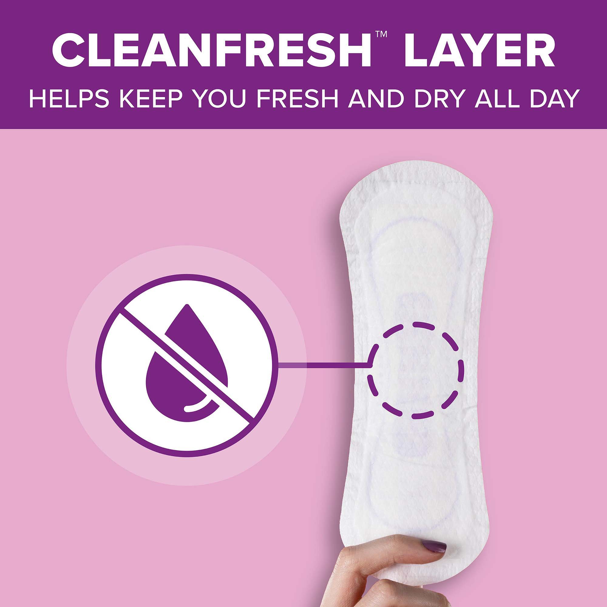 Poise® Bladder Control Pads for Women, Light Absorbency, 8.5-Inch Length - Image 9