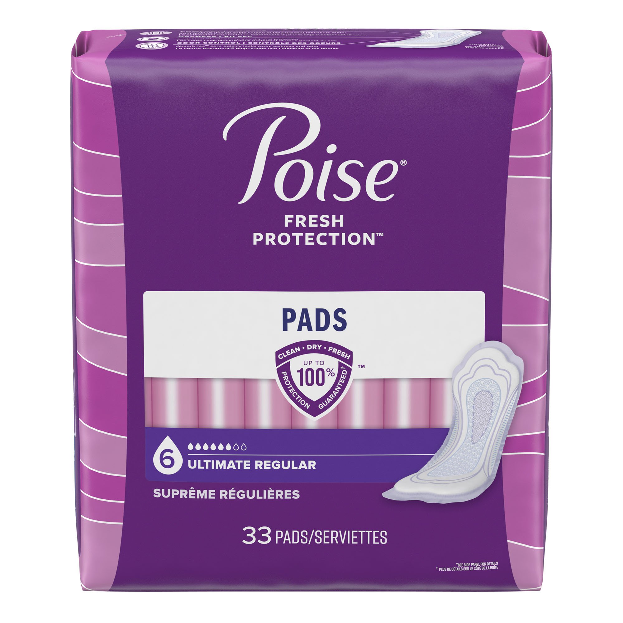 Poise® Bladder Control Pads, Heavy Absorbency