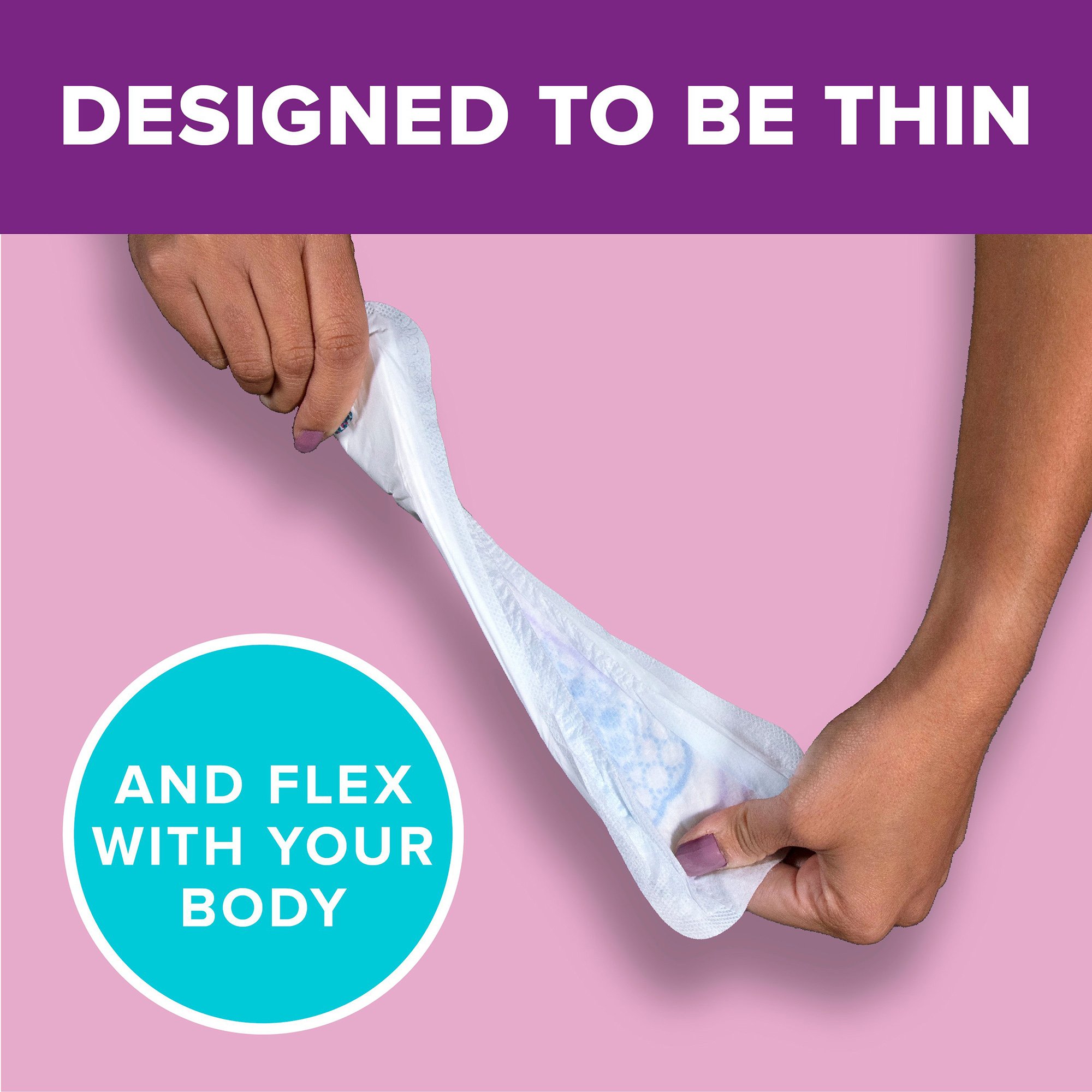 Poise® Fresh Protection™ Ultra Thin Pads, Maximum Long - Image 5