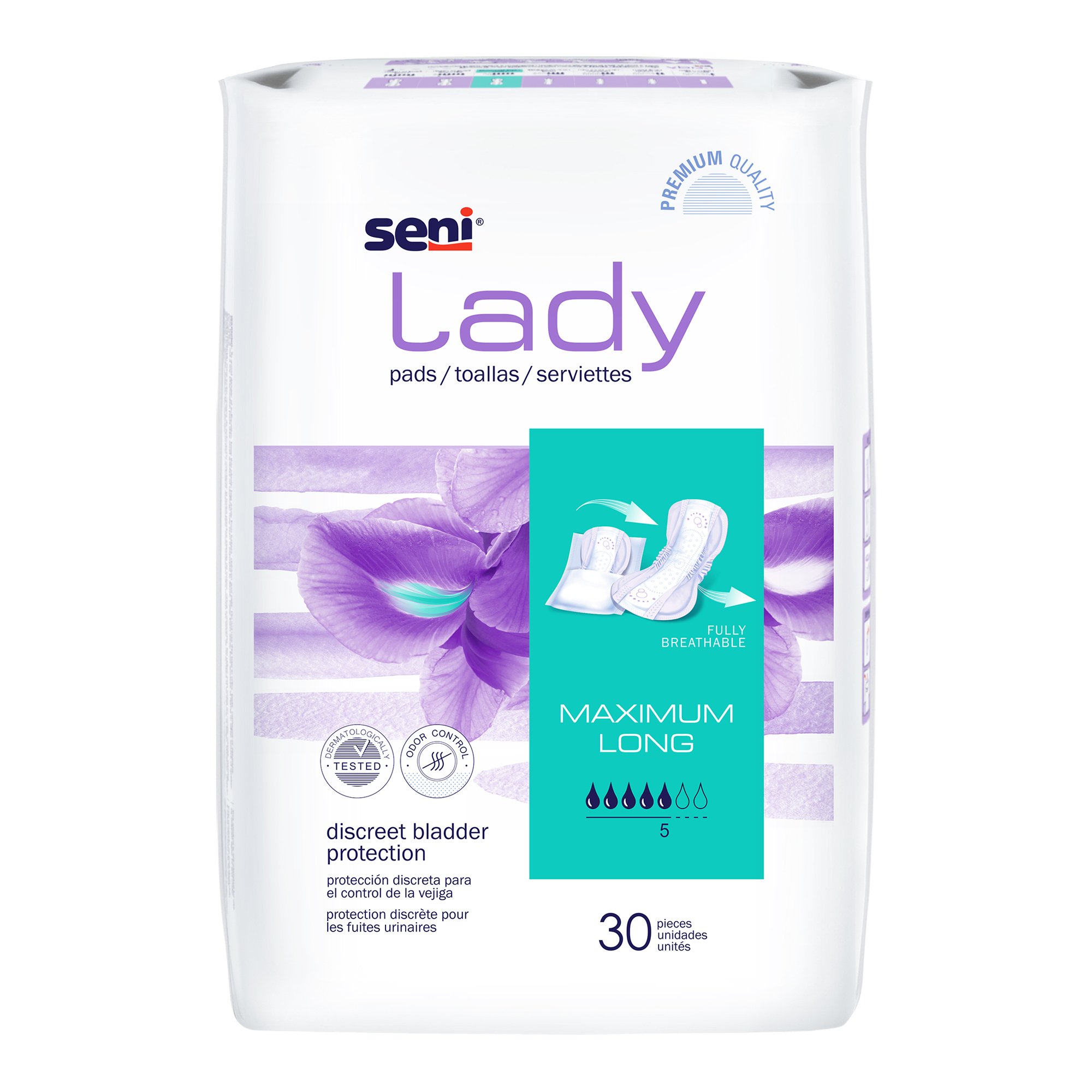 Seni® Lady Maximum Bladder Control Pads, Long