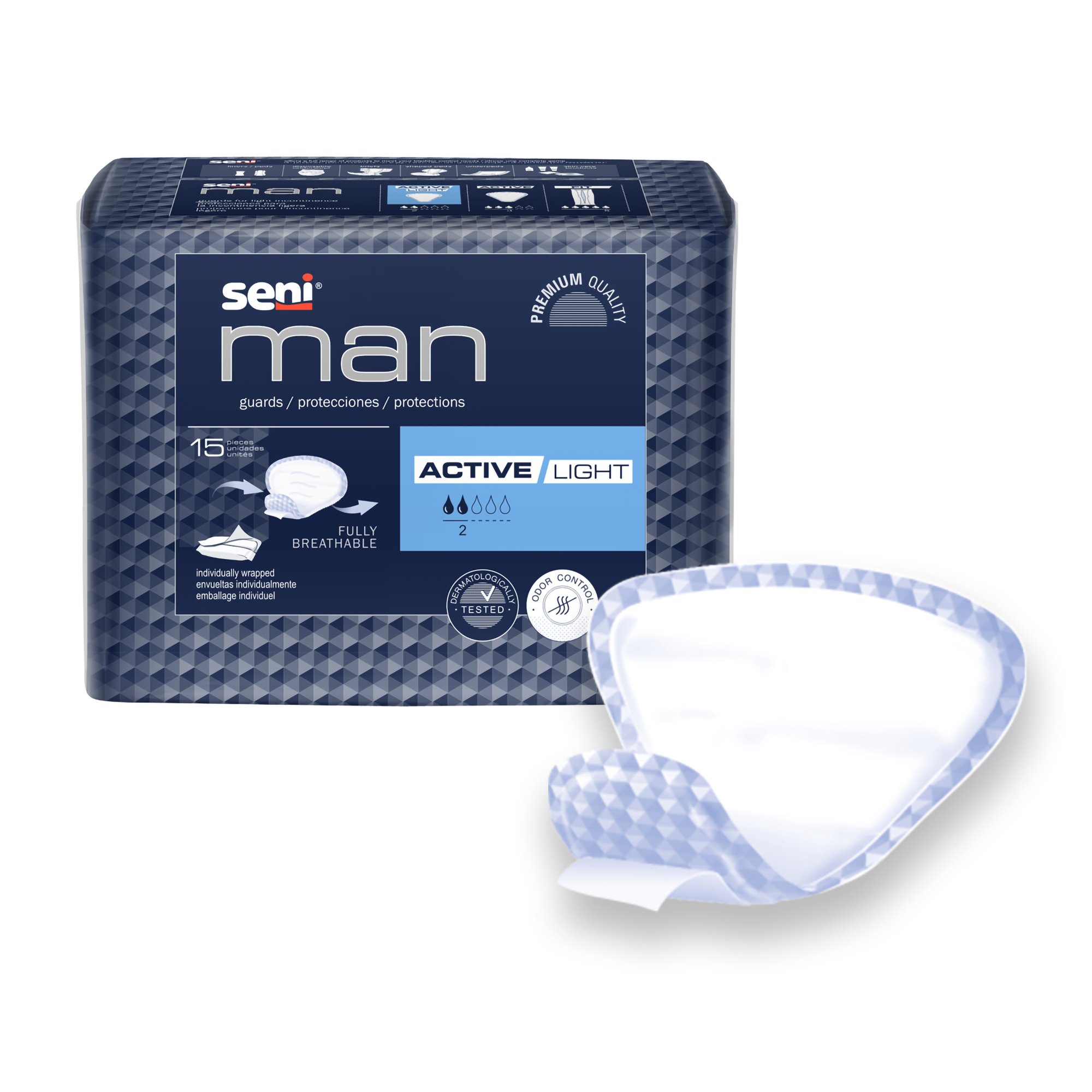 Seni® Man Active Light Bladder Control Guards - Image 6