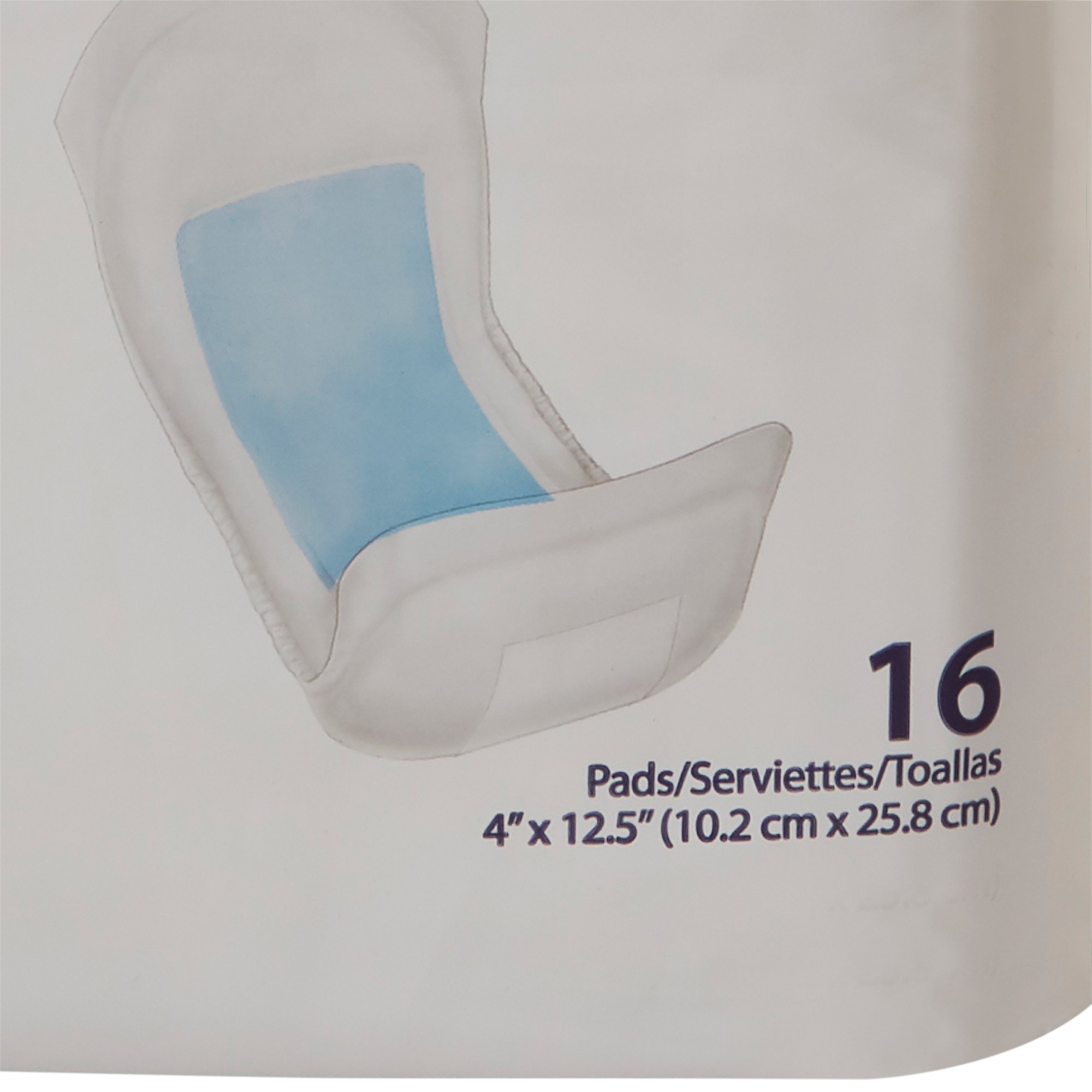 Sure Care™ Bladder Control Pads, Heavy Absorbency, 4 x 12.5 Inch - Image 5