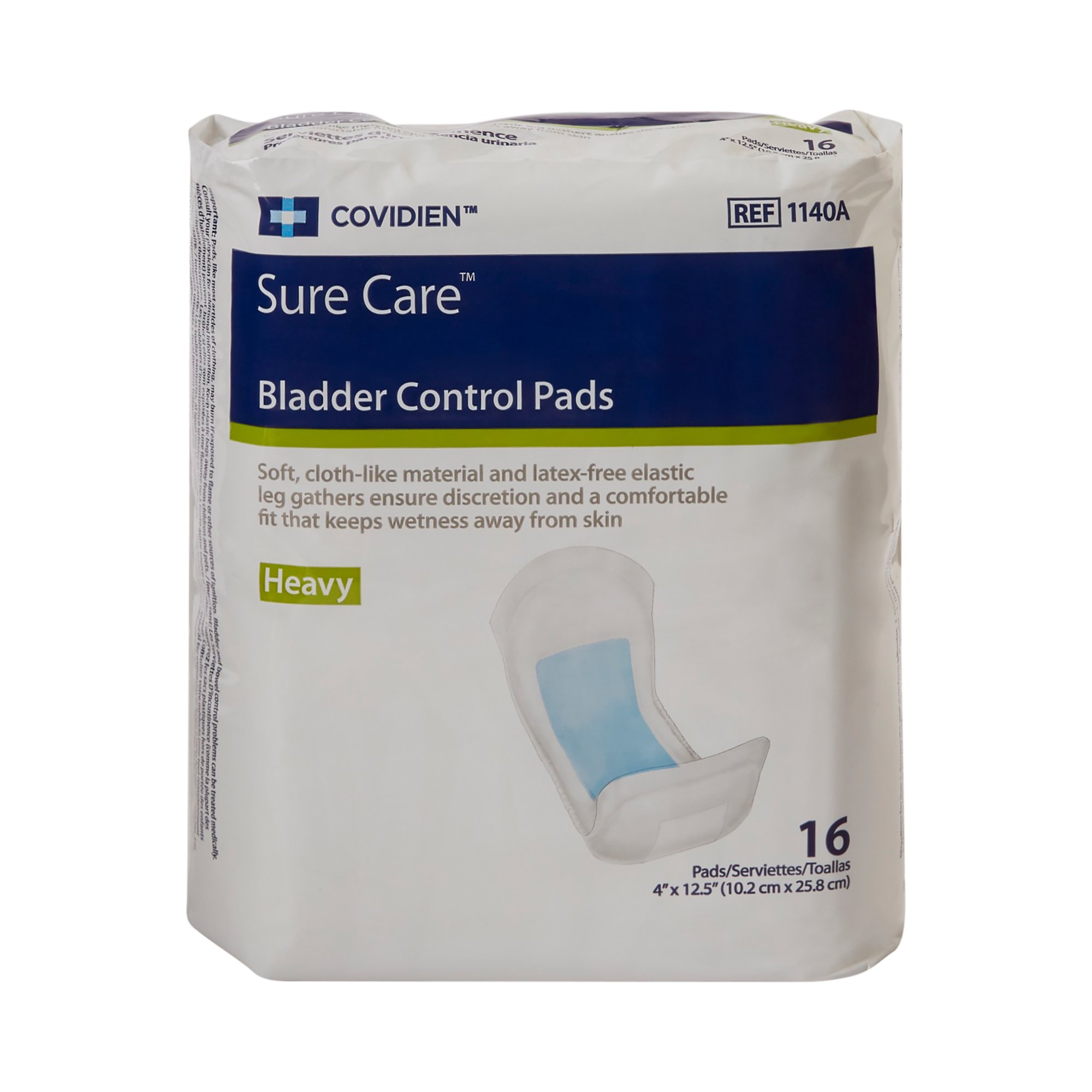 Sure Care™ Bladder Control Pads, Heavy Absorbency, 4 x 12.5 Inch - Image 3