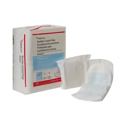 Sure Care™ Bladder Control Pads, Moderate Absorbency, 4 x 9.75 Inch