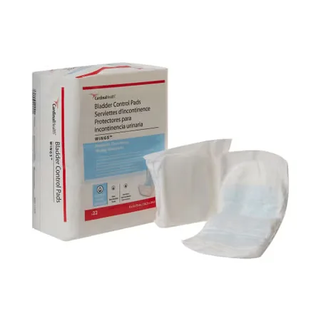 Sure Care™ Bladder Control Pads, Moderate Absorbency, 4 x 9.75 Inch