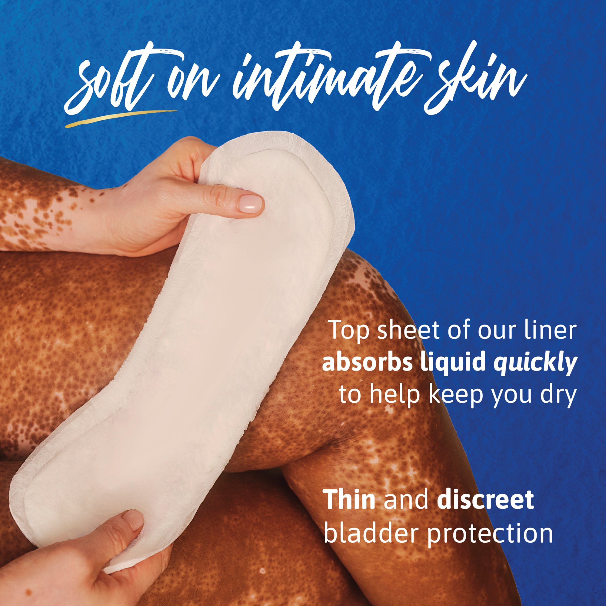Tena Sensitive Care™ Ultra Thin Light Regular Bladder Control Pad, 9-Inch Length - Image 4