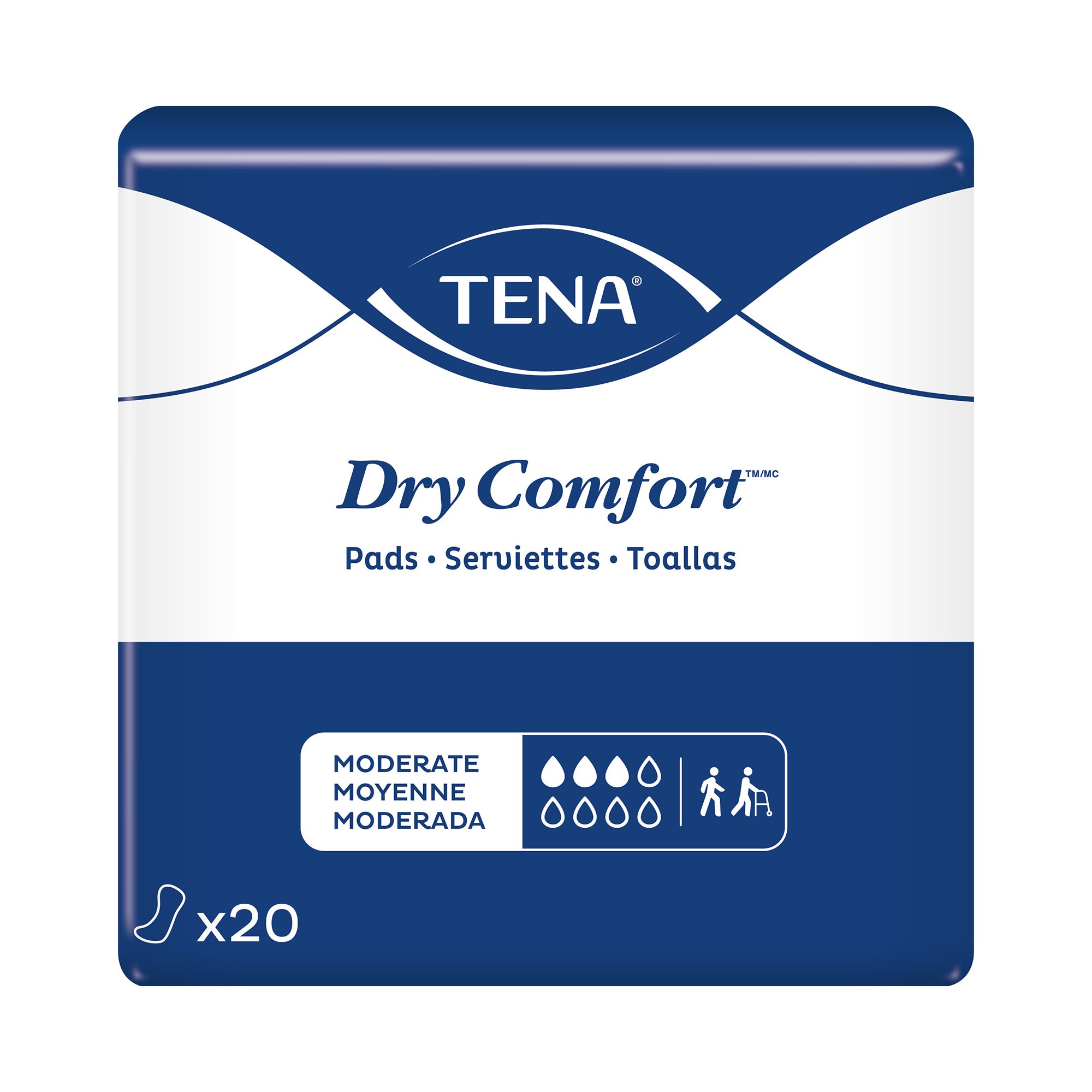 Tena® Dry Comfort™ Bladder Control Pad, 11 Inches Long - Image 2
