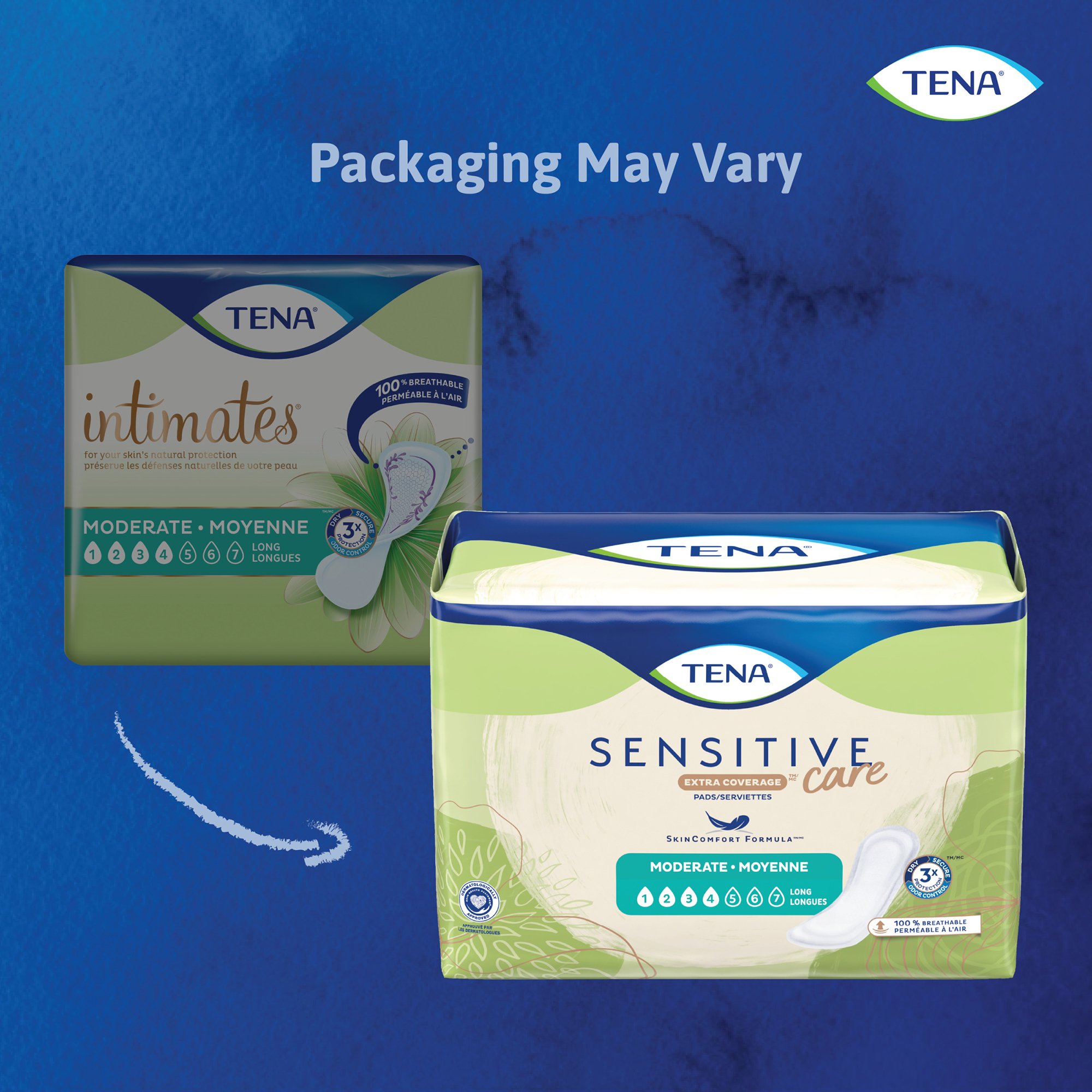Tena® Intimates™ Moderate Long Bladder Control Pad, 12-Inch Length - Image 2
