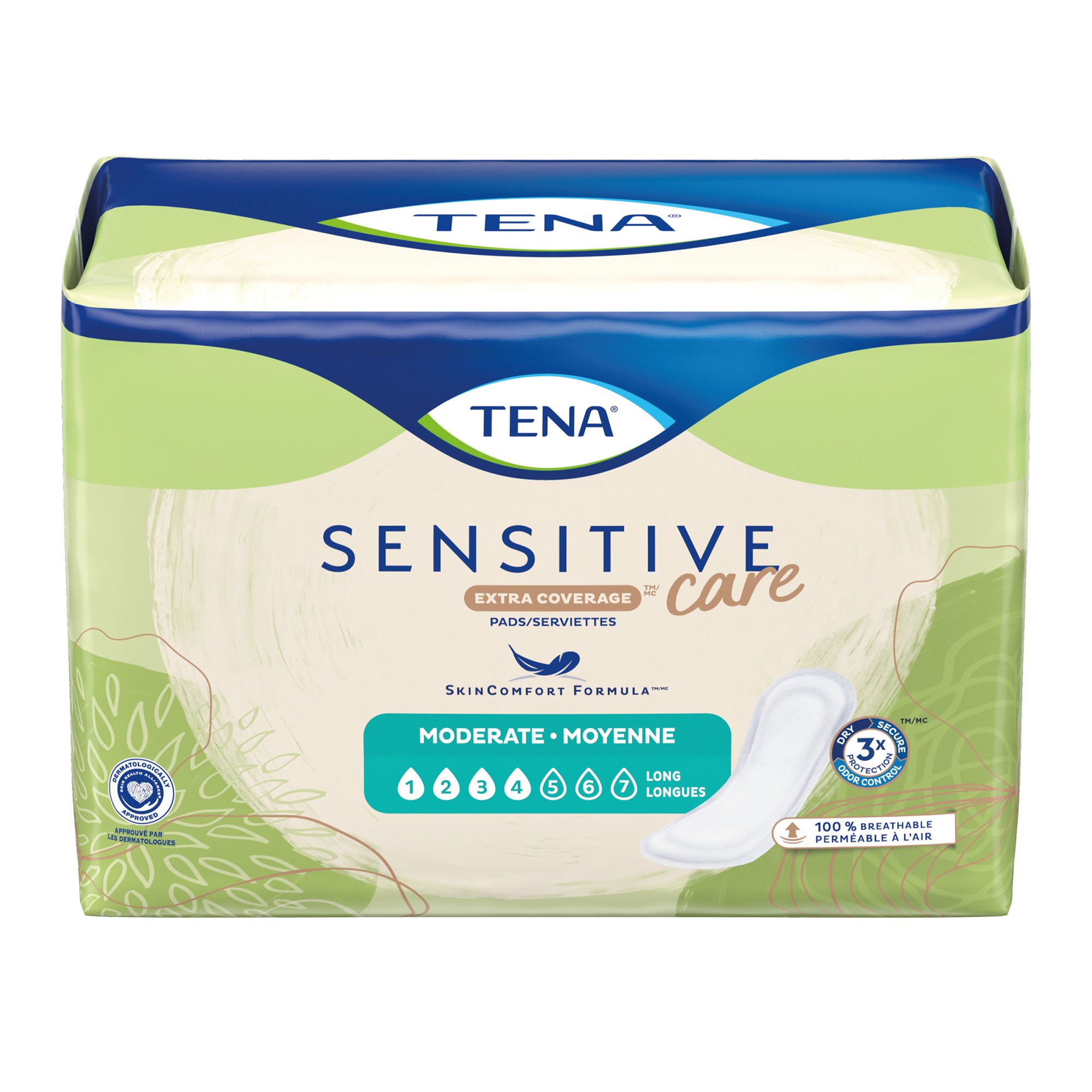Tena® Intimates™ Moderate Long Bladder Control Pad, 12-Inch Length