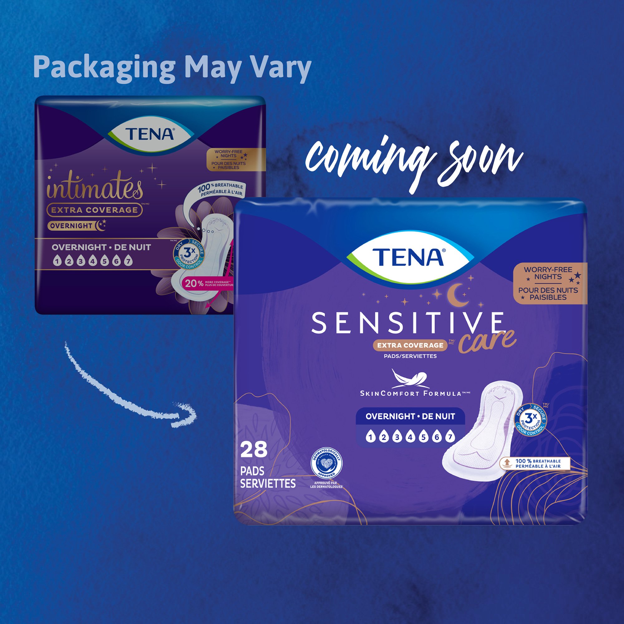 Tena® Intimates™ Overnight Bladder Control Pad, 16-Inch Length - Image 3