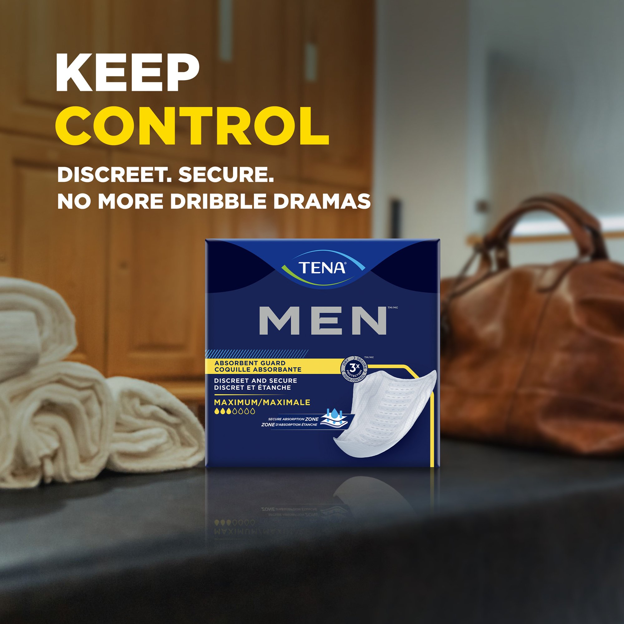 Tena® MEN™ Maximum Guards, Bladder Control Pad - Image 7