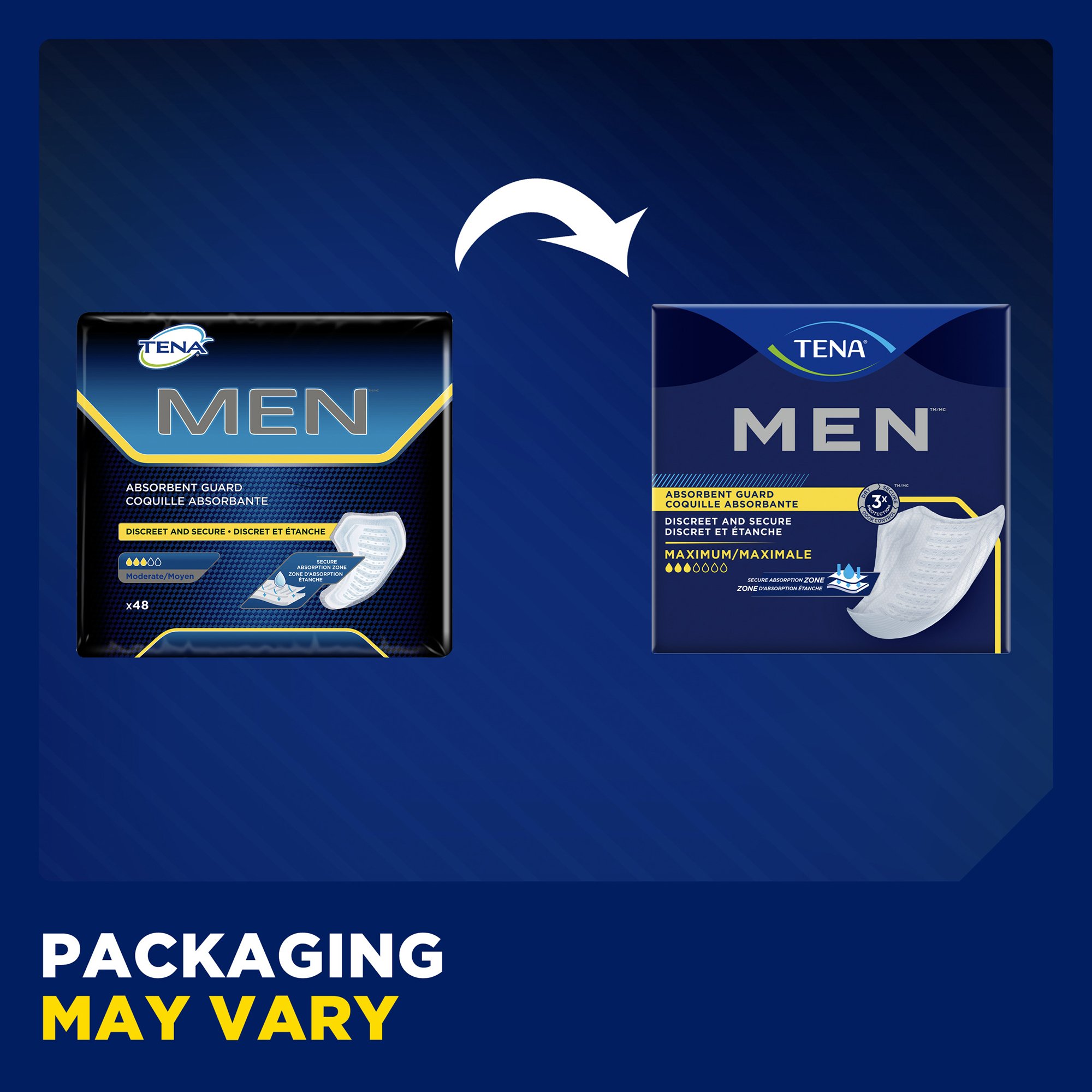 Tena® MEN™ Maximum Guards, Bladder Control Pad - Image 2