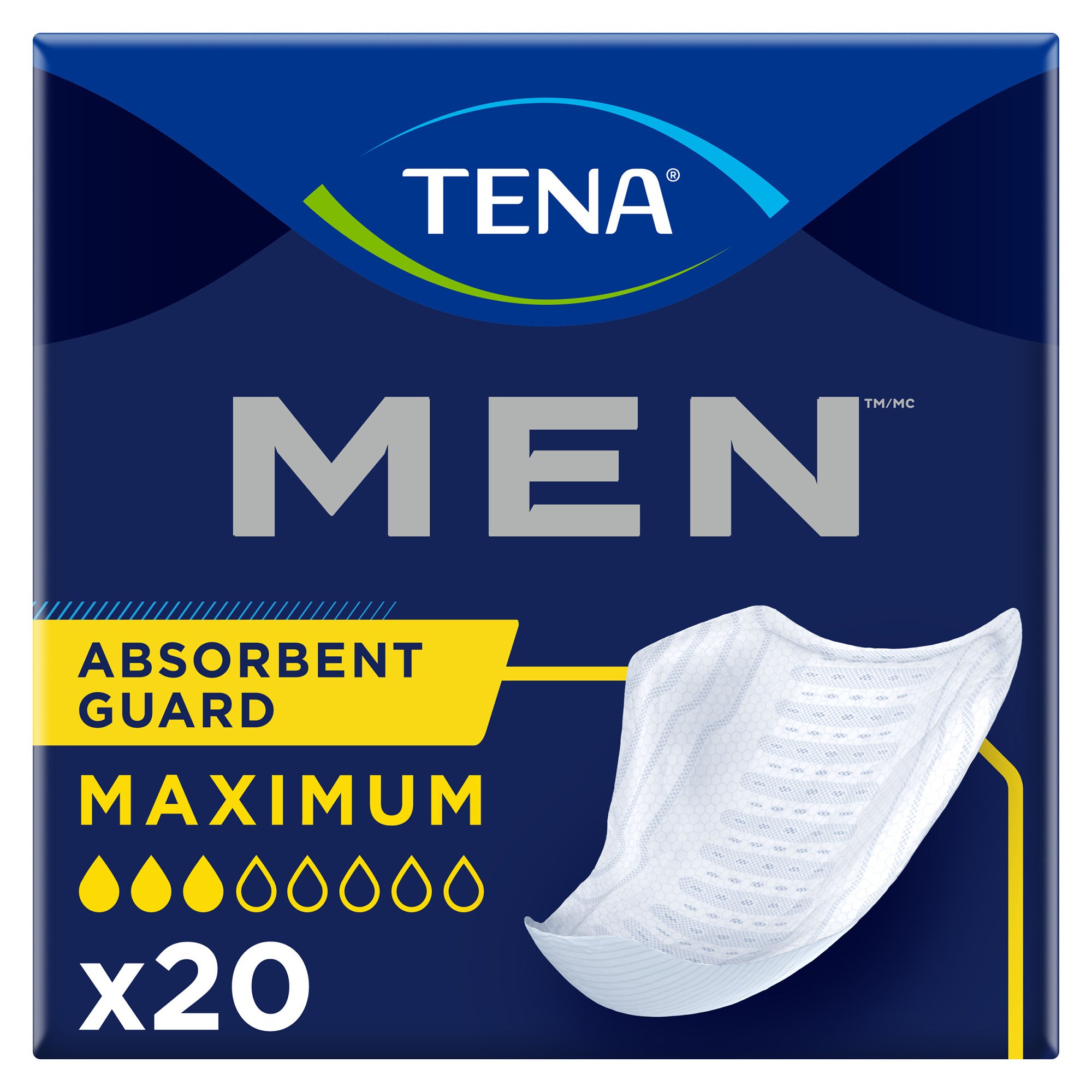 Tena® MEN™ Maximum Guards, Bladder Control Pad - Image 3