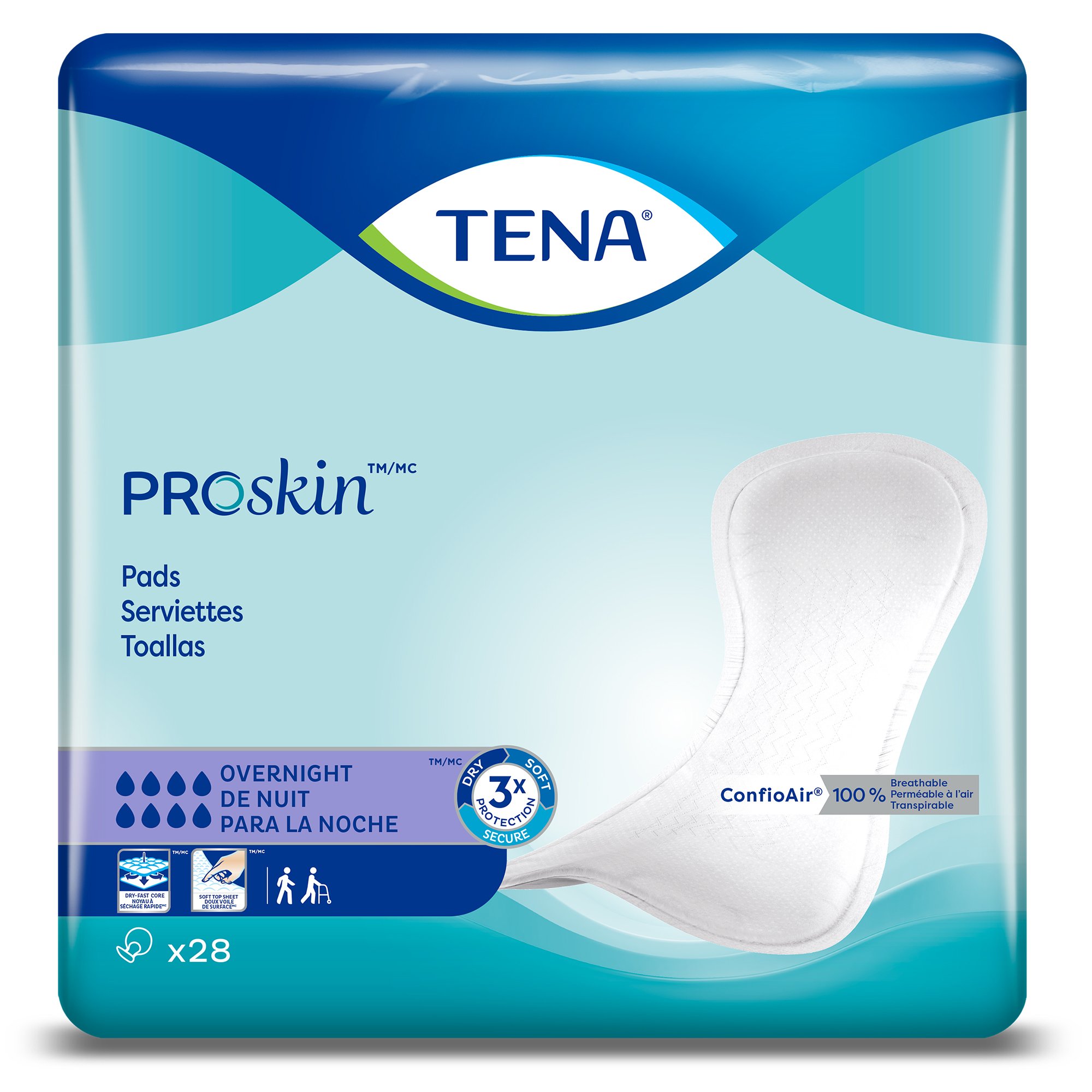 Tena® ProSkin™ Overnight Incontinence Pads - Image 4