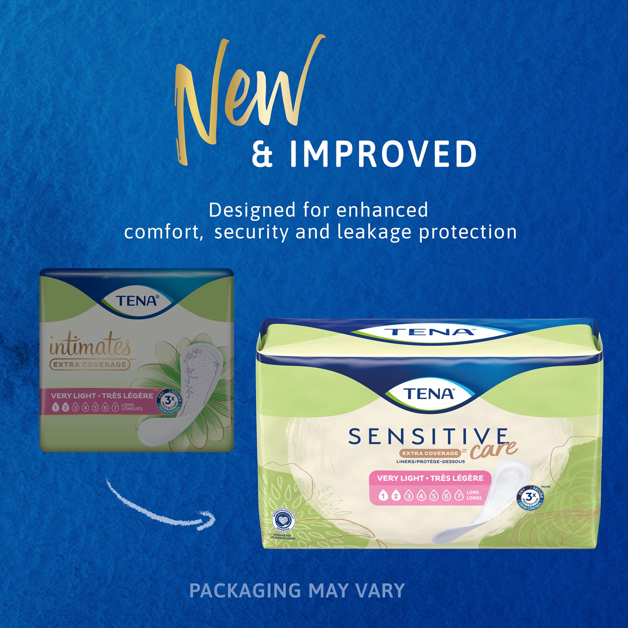 Tena® Sensitive Care™ Extra Coverage Very Light Incontinence Liner - Image 2