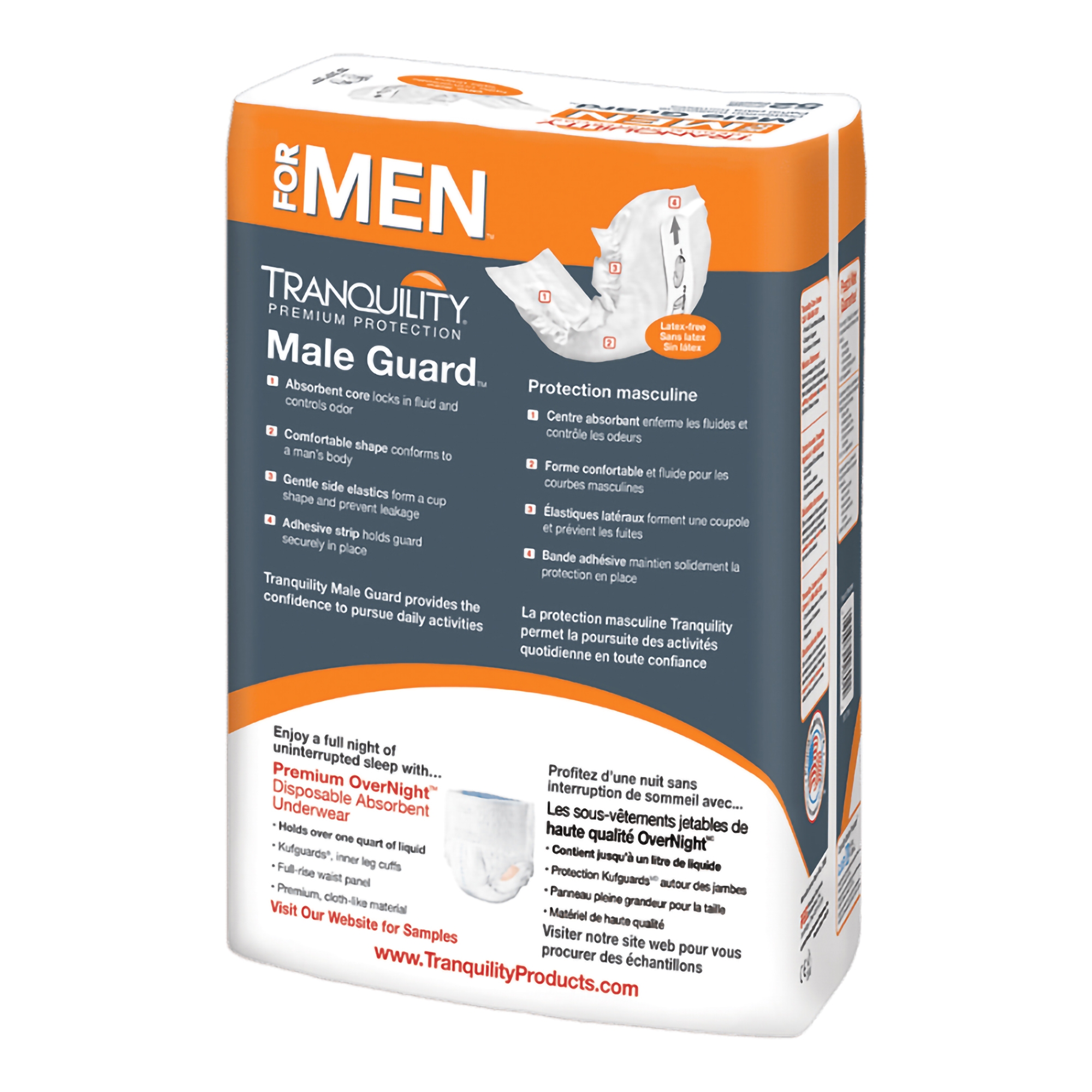 Tranquility® Male Guard™ Bladder Control Pad, 12¼-Inch Length - Image 3