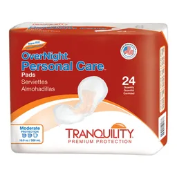 Tranquility® OverNight Bladder Control Pad, 7.25 x 16.5 Inch