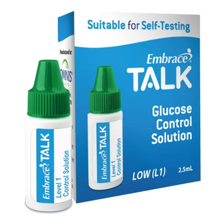 Embrace® Talk Control Solution for use with Embrace Talk Blood Glucose Monitor