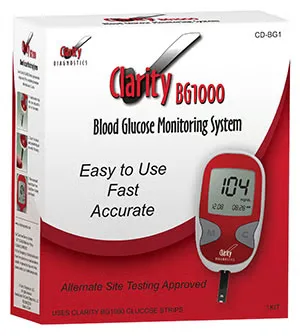 Clarity Diagnostic BG1000 Blood Glucose Meter