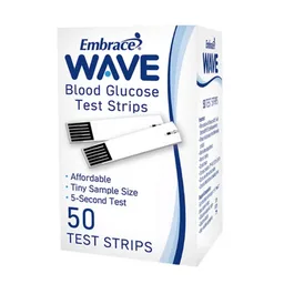 EmbraceWave+ Blood Glucose Test Strips