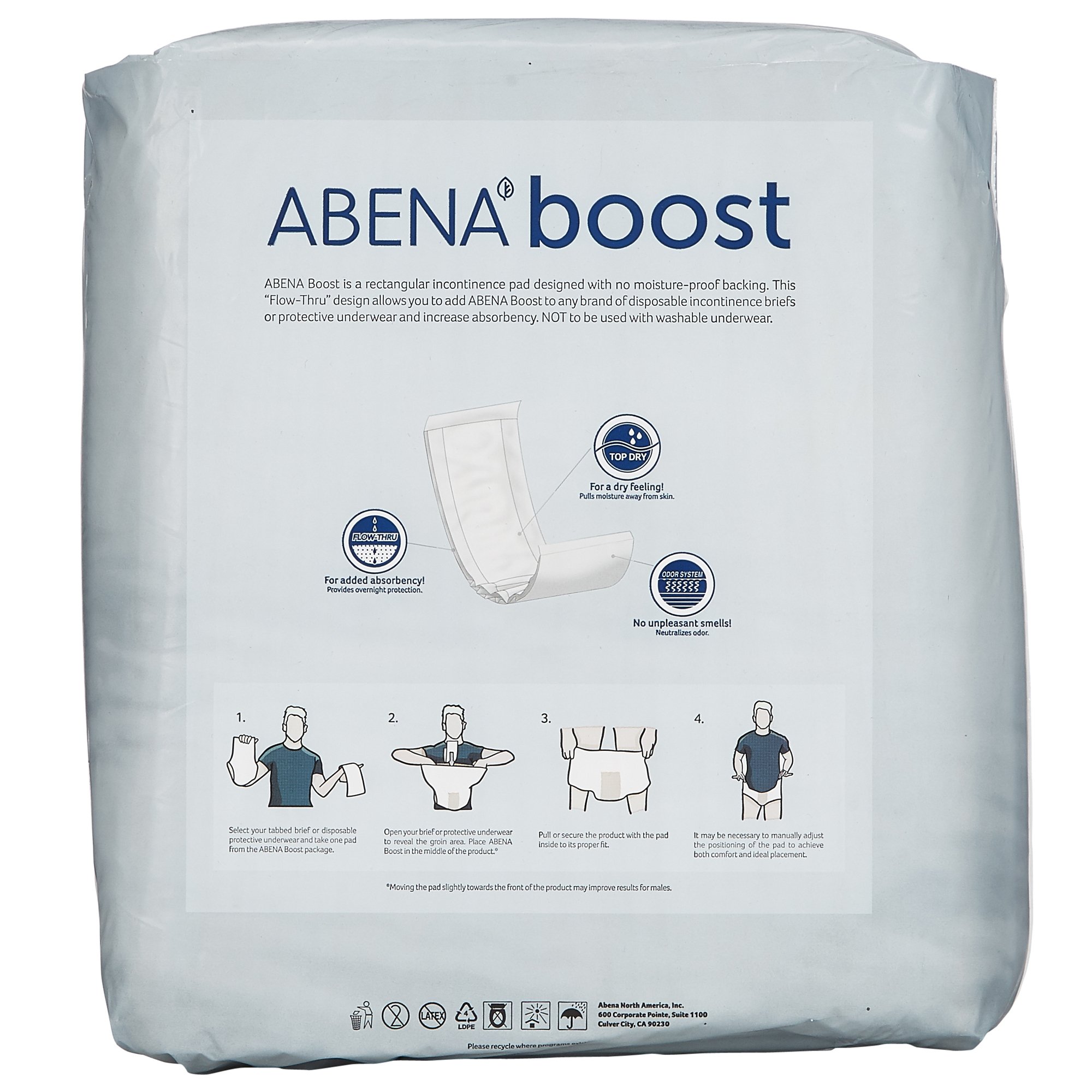 Abena® Boost Maxi Incontinence Booster Pad, 6¼ x 24 Inch - Image 2