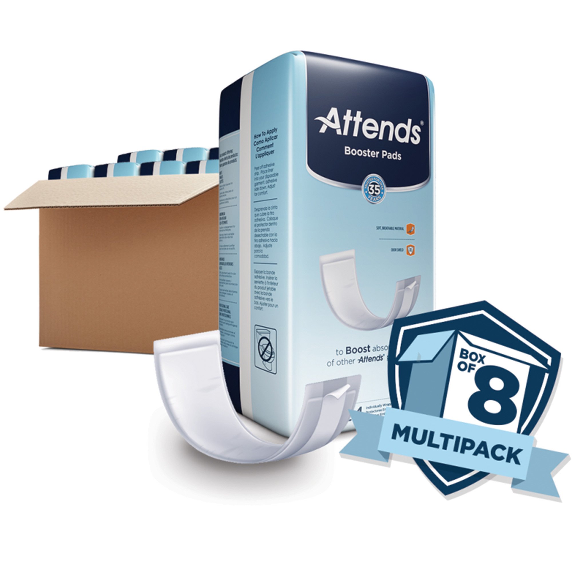 Attends® Booster Pad, 3.5 x 11 Inches - Image 5