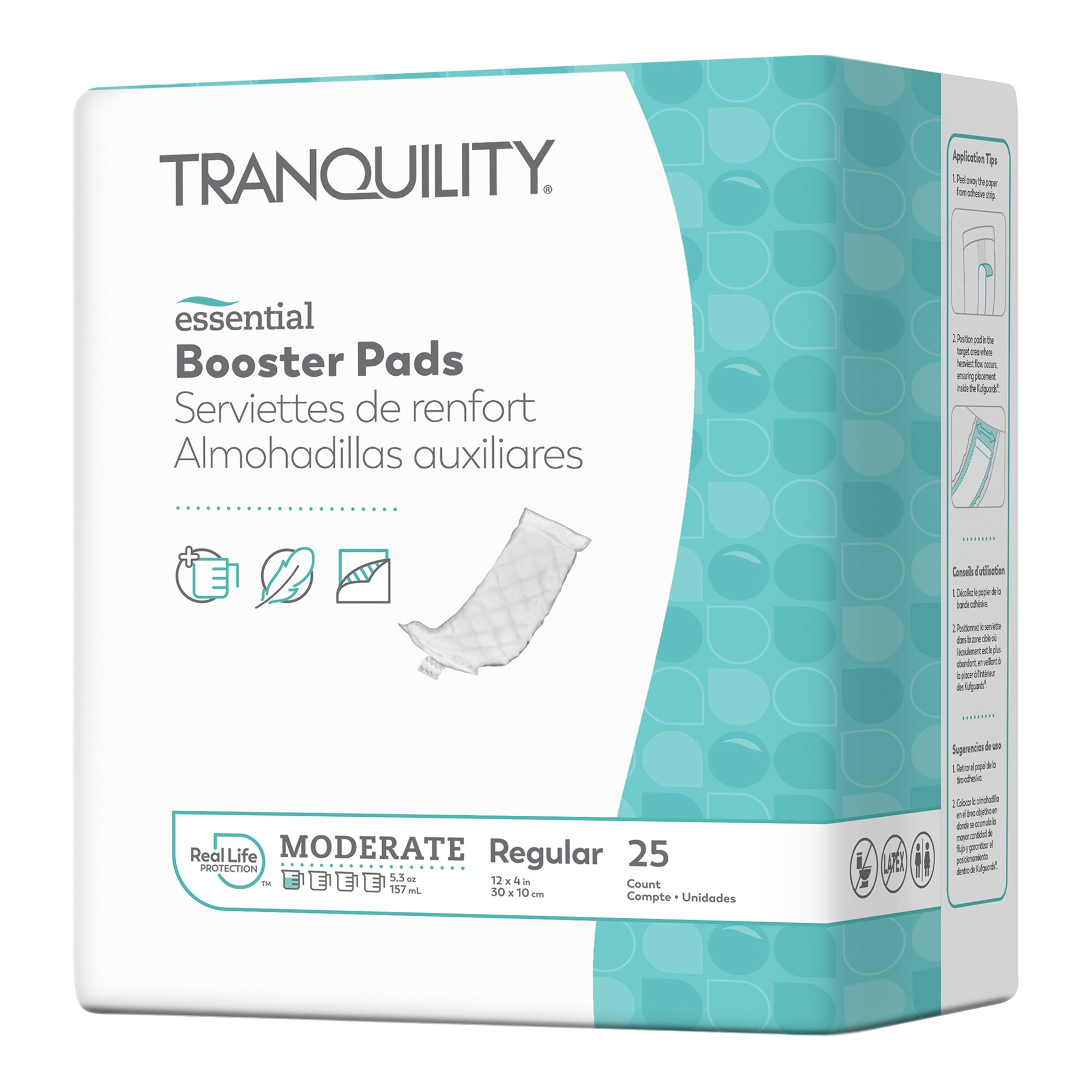 Comfort Care™ Incontinence Booster Pad, 12-Inch Length - Image 2