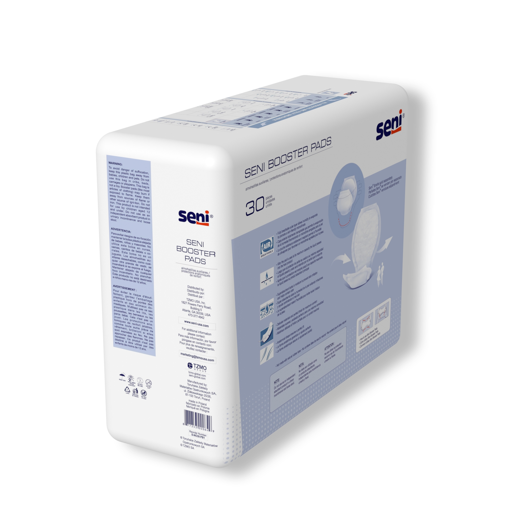 Seni® Booster Pad Brief Inserts - Image 4