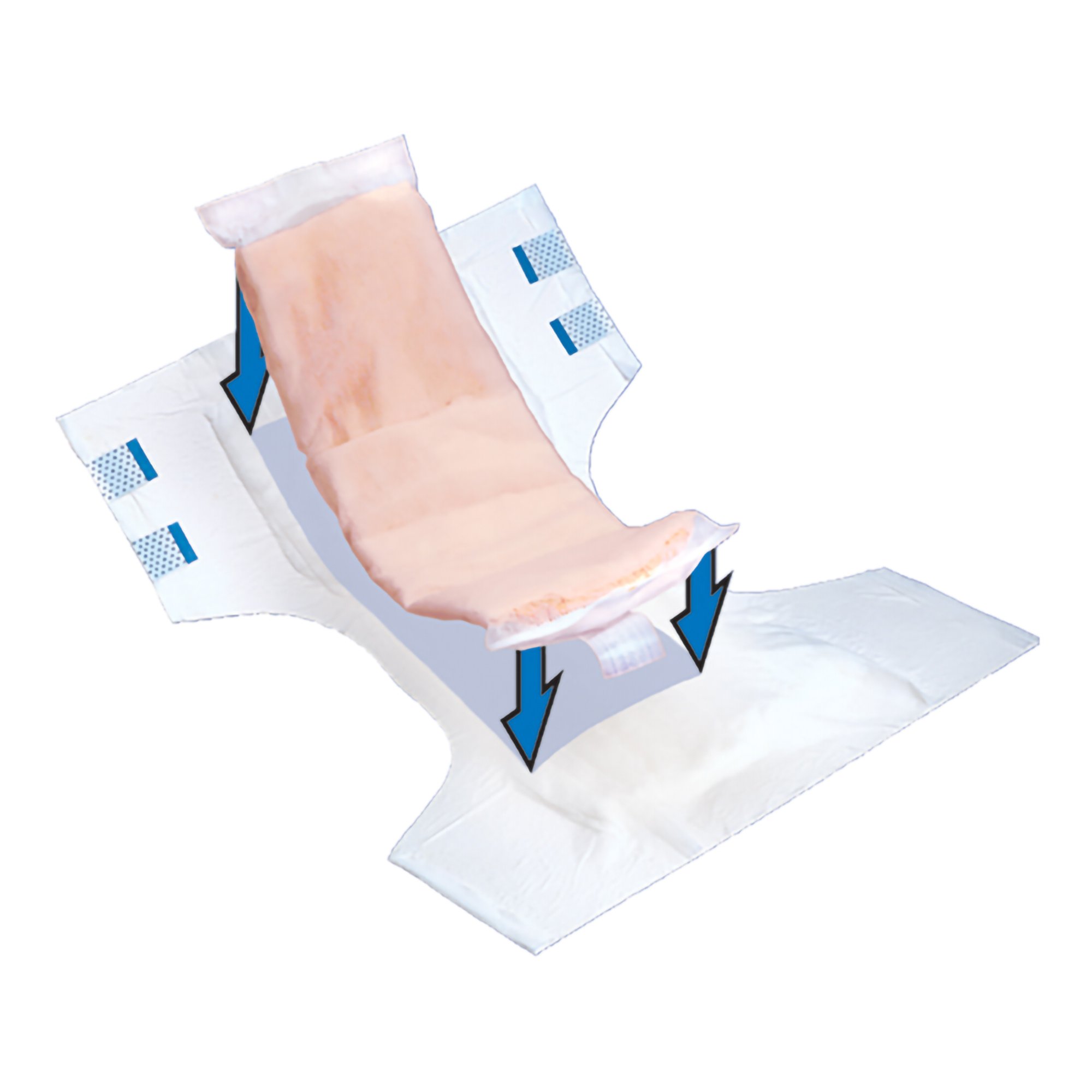 TopLiner™ Added Absorbency Incontinence Booster Pad, 2¾ x 14 Inch - Image 2