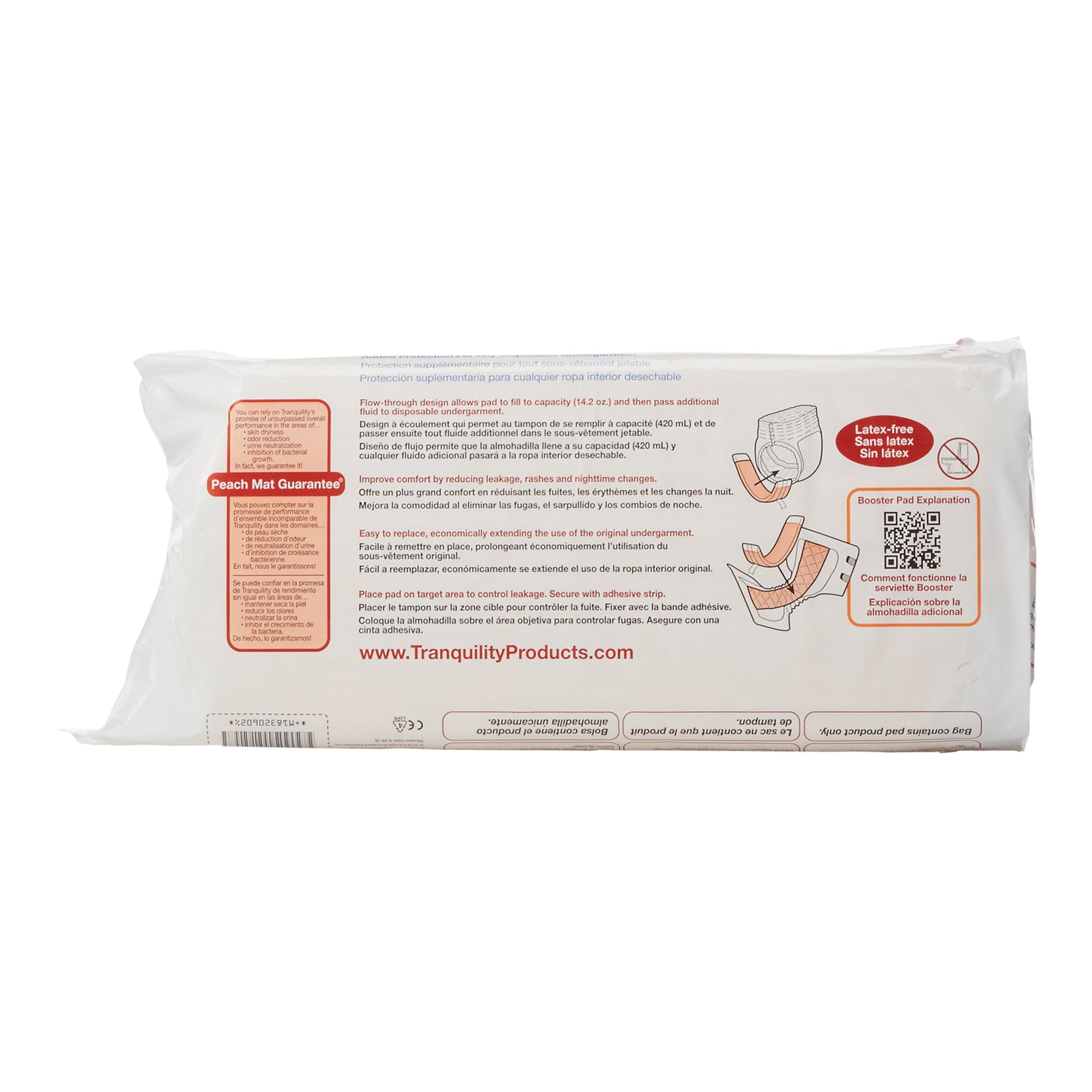 TopLiner™ Super Added Absorbency Incontinence Booster Pad, 4¼ x 15 Inch - Image 4