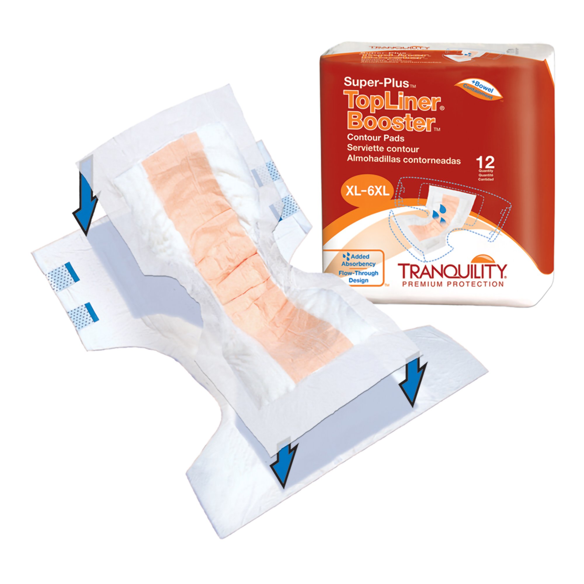 TopLiner™ Super Plus Added Absorbency Incontinence Booster Pad, 32-Inch Length - Image 3