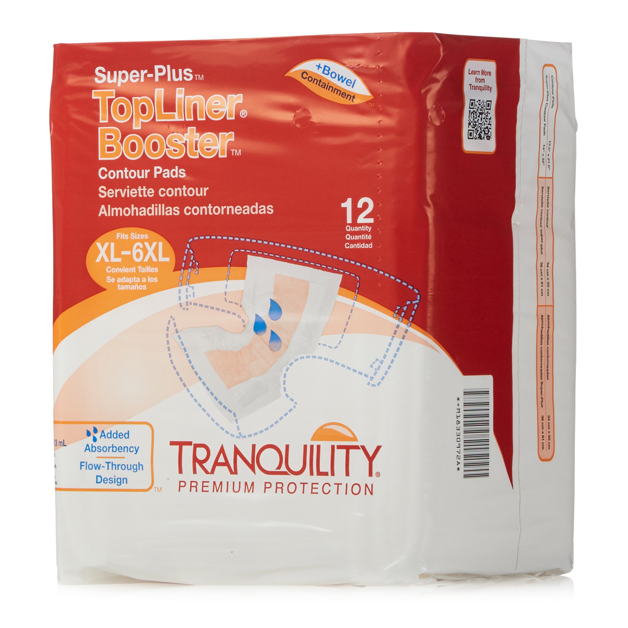TopLiner™ Super Plus Added Absorbency Incontinence Booster Pad, 32-Inch Length - Image 4