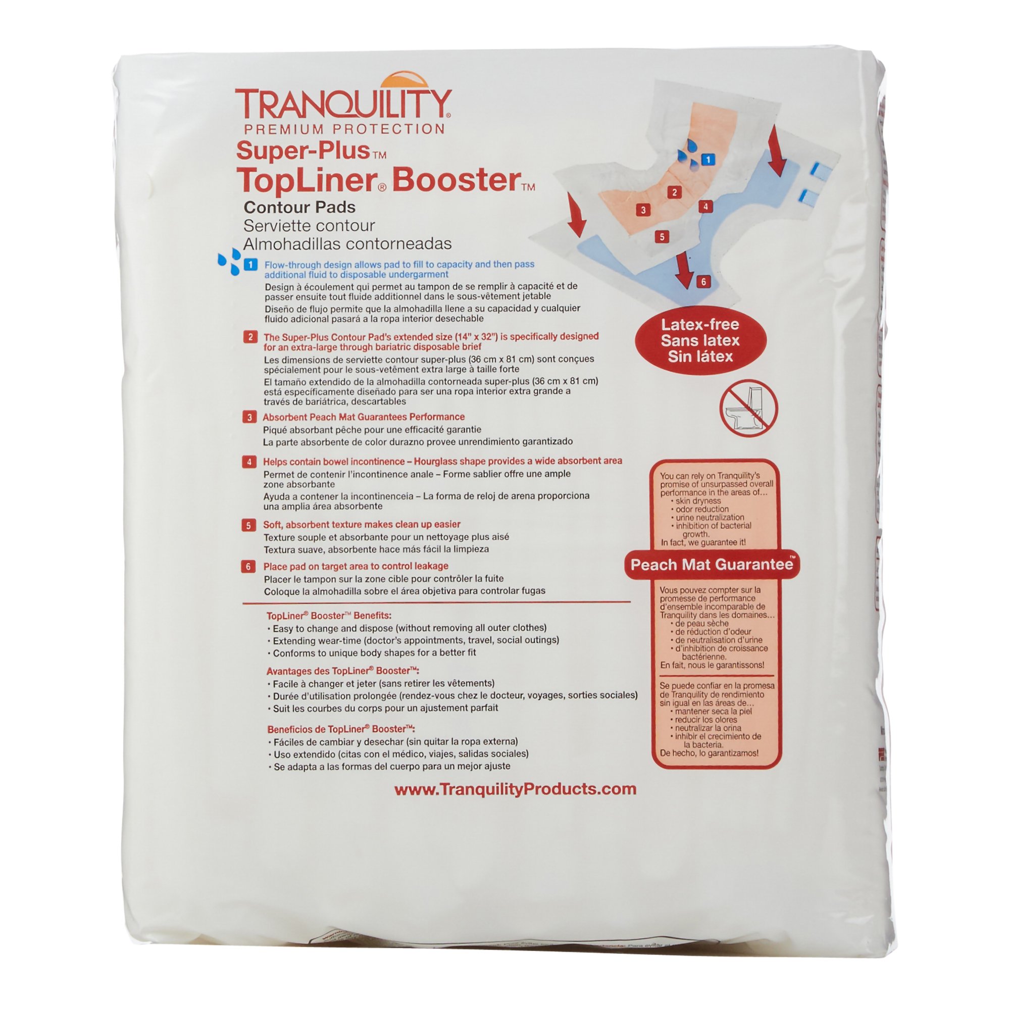 TopLiner™ Super Plus Added Absorbency Incontinence Booster Pad, 32-Inch Length - Image 5