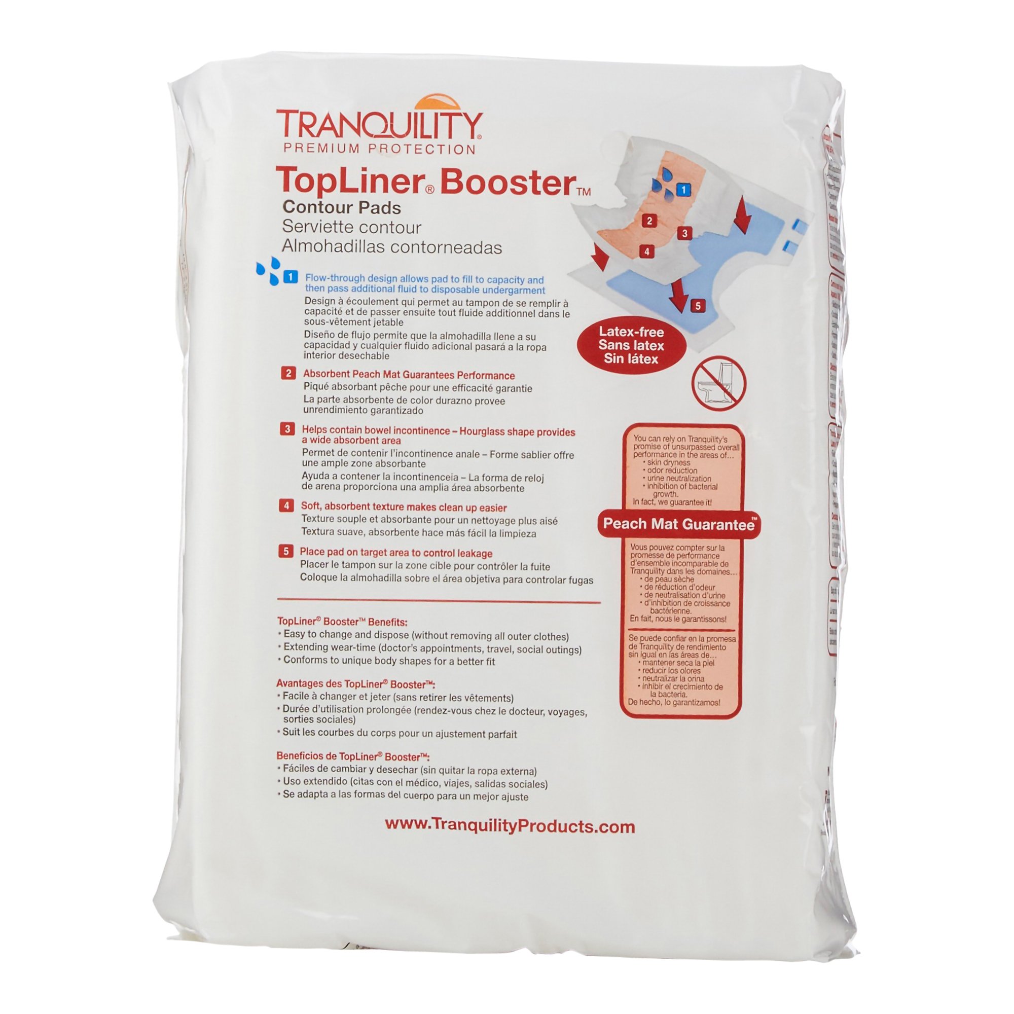 Tranquility® Top Liner® Added Absorbency Incontinence Booster Pad 13½ x 21½ Inch - Image 5