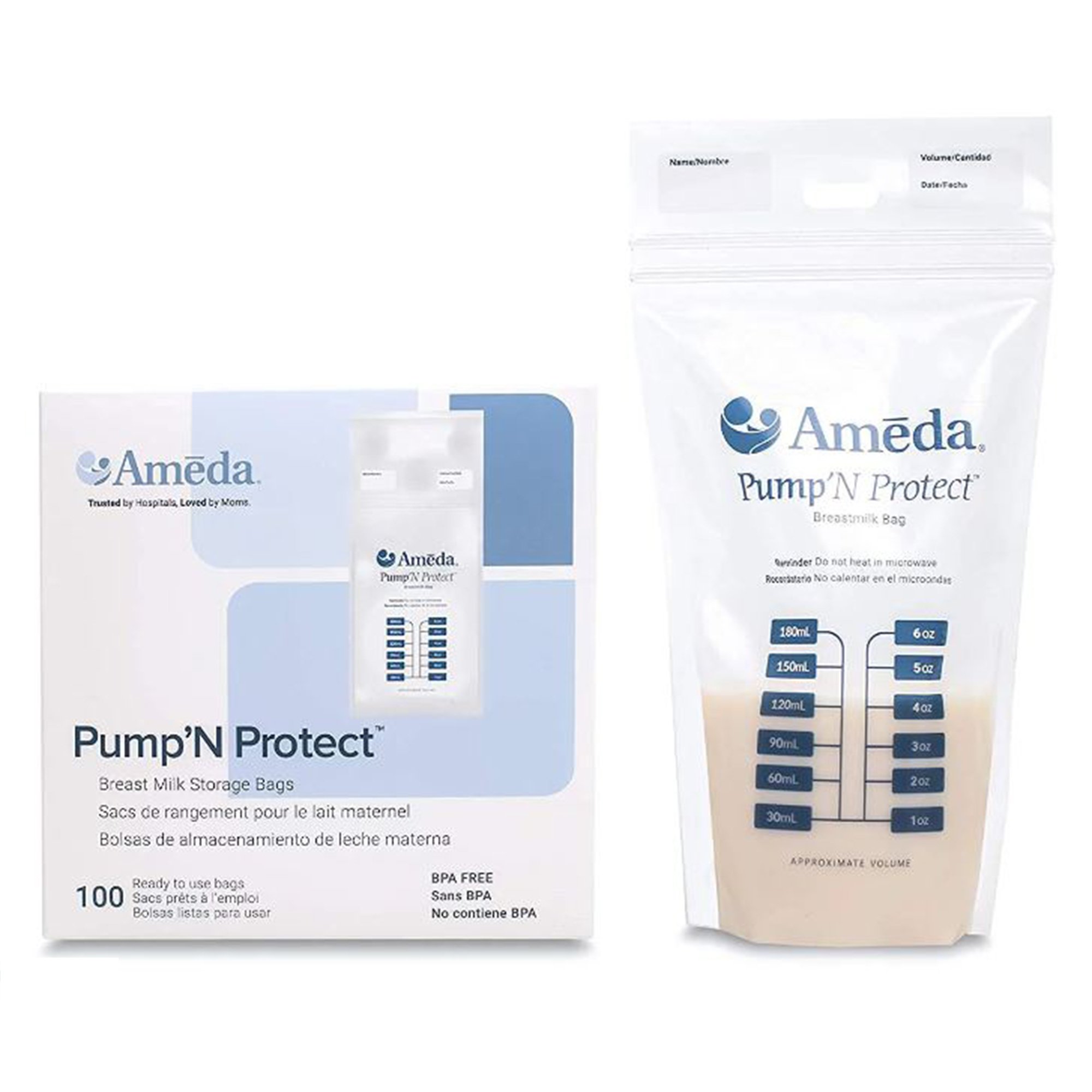 Ameda® Pump 'N Protect™ Breast Milk Storage Bag